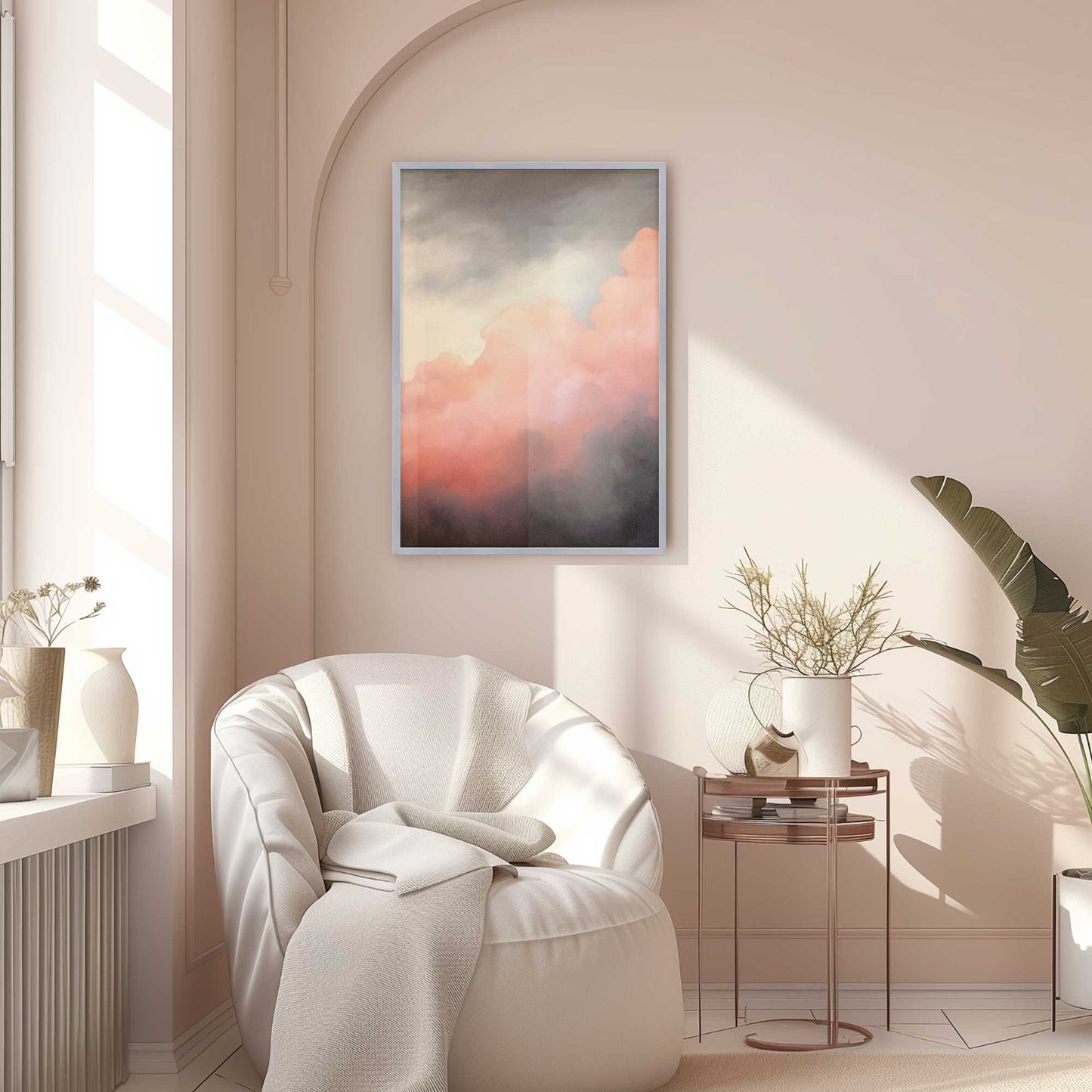 Moody Sunset Clouds I Art Print