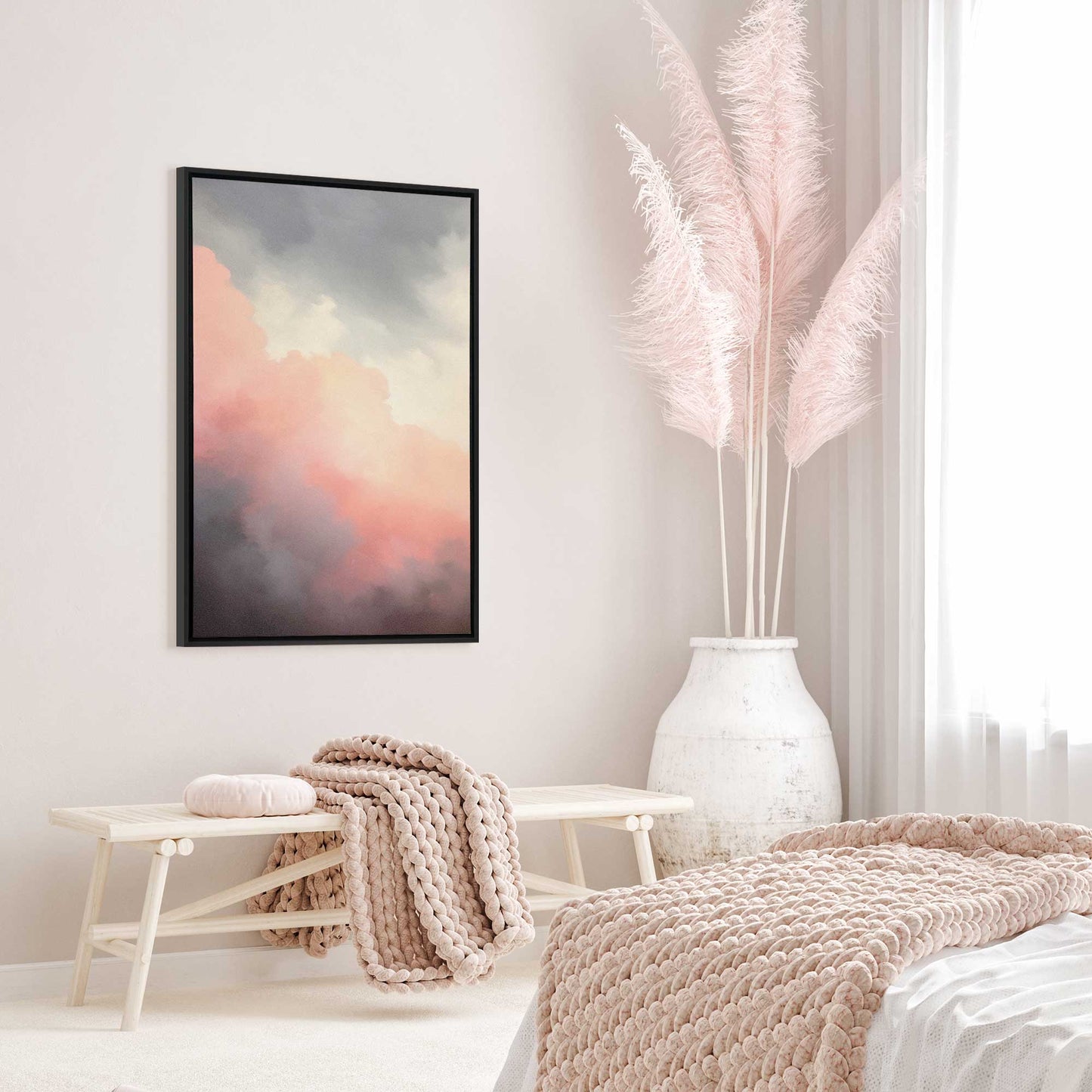 Moody Sunset Clouds II Canvas Print