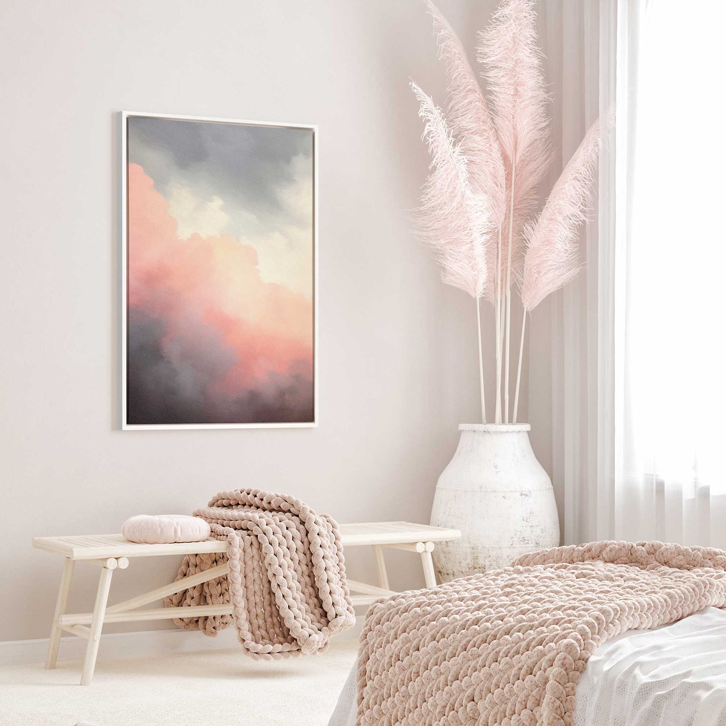 Moody Sunset Clouds II Canvas Print
