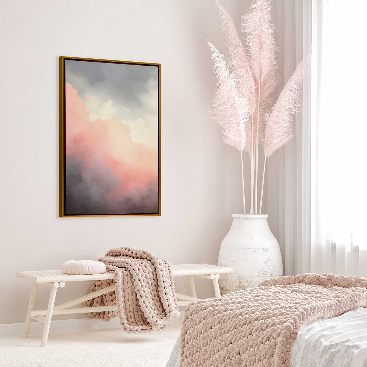 Moody Sunset Clouds II Canvas Print