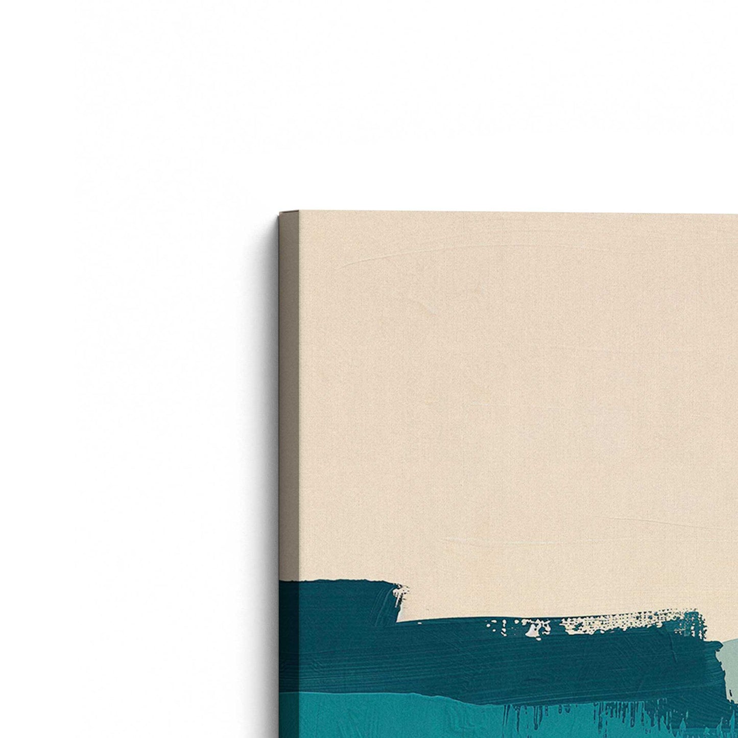 Pink and Blue Color Block Duo Canvas Print, Set of 2