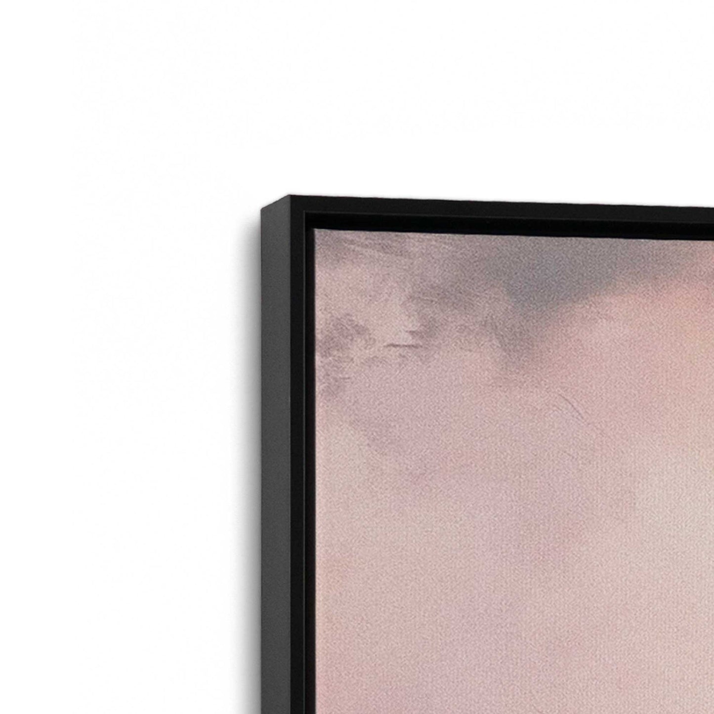 Soft Pink Clouds Canvas Print, Set of 2