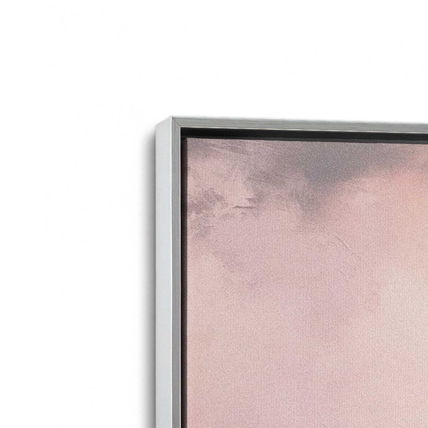 Soft Pink Clouds Canvas Print, Set of 2