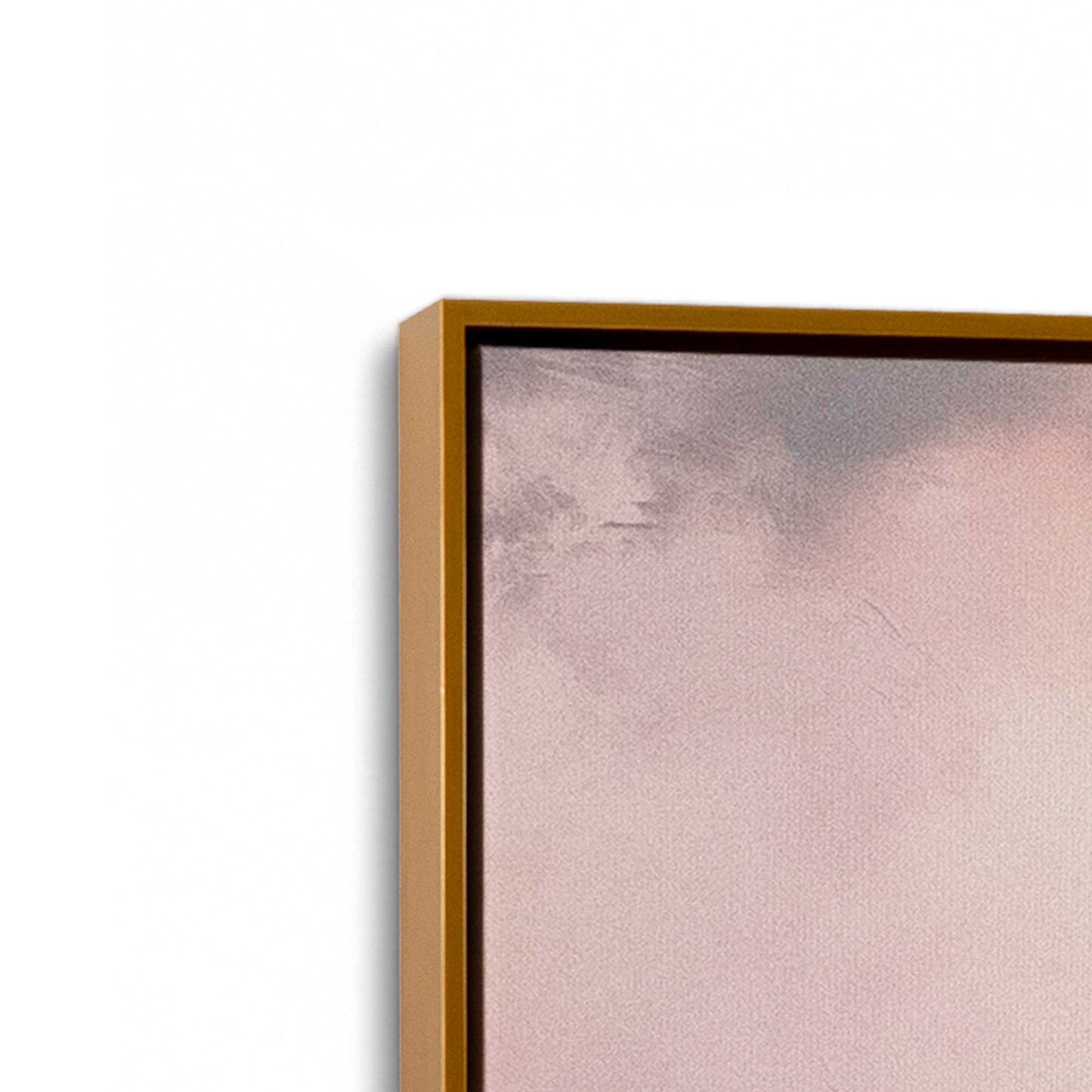 Soft Pink Clouds Canvas Print, Set of 2