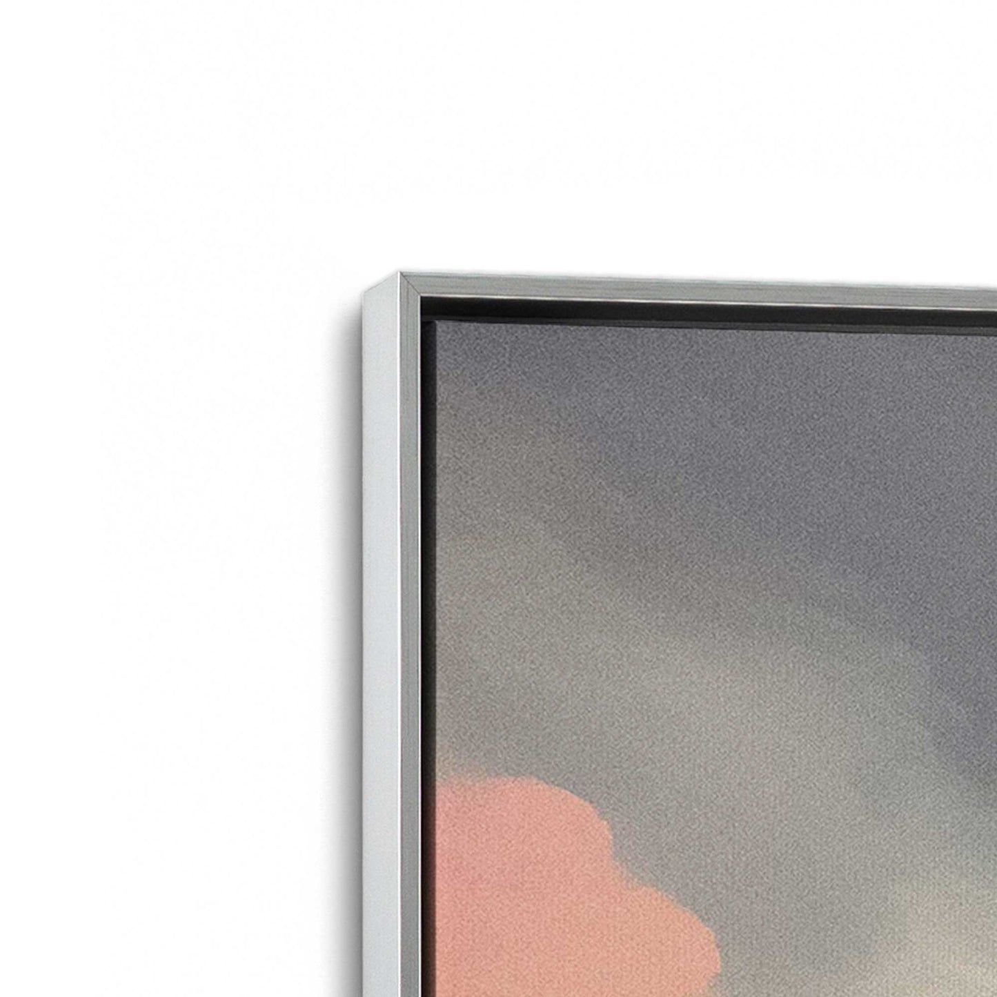 Moody Sunset Clouds Canvas Print, Set of 2