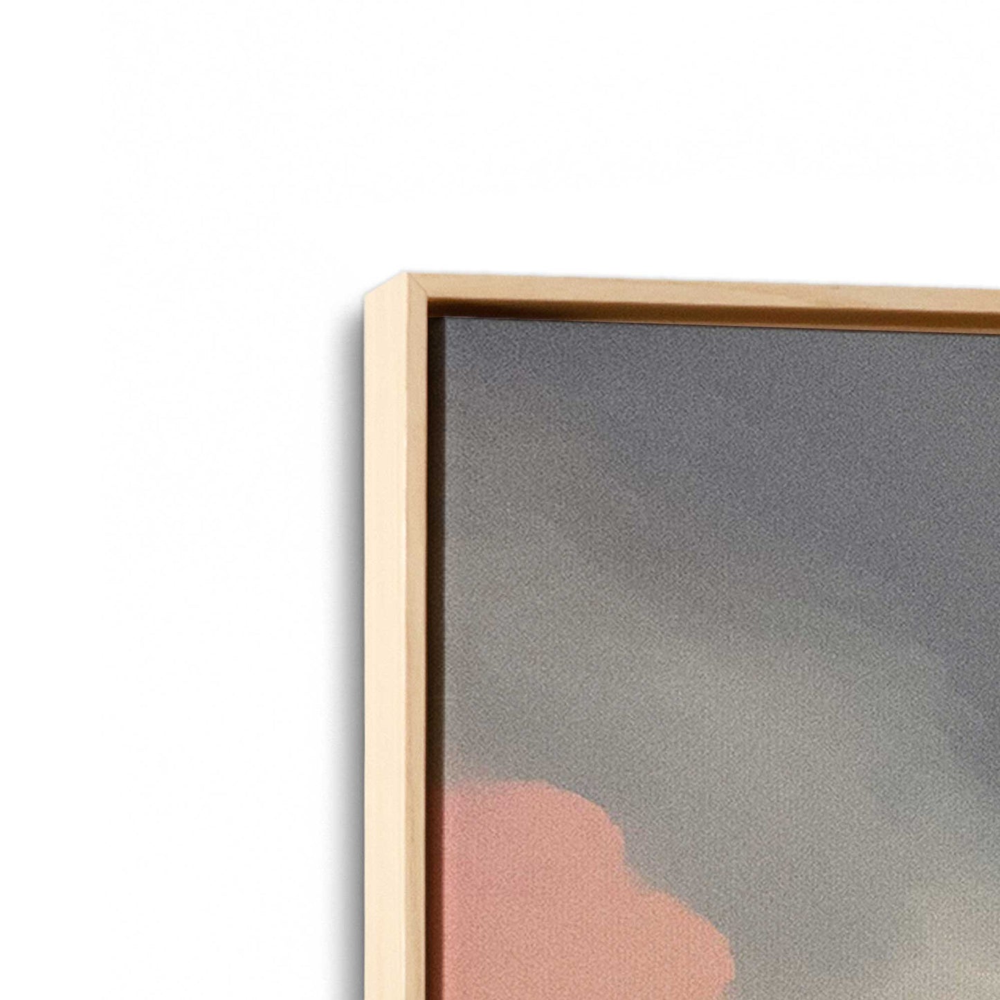 Moody Sunset Clouds Canvas Print, Set of 2