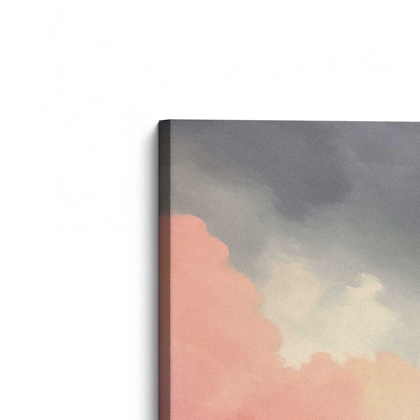 Moody Sunset Clouds Canvas Print, Set of 2