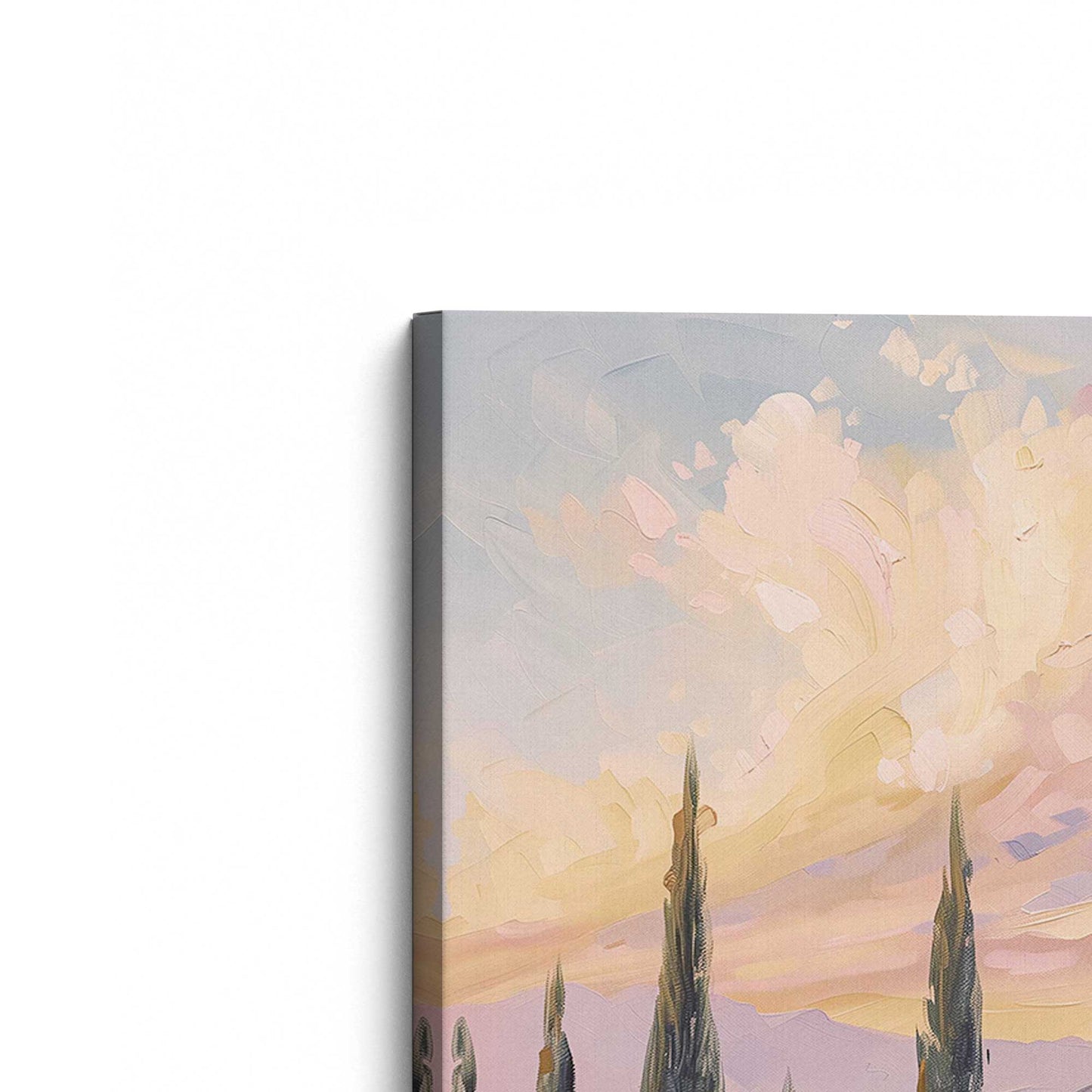 Glowing Tuscan Landscape Canvas Print, Set of 3