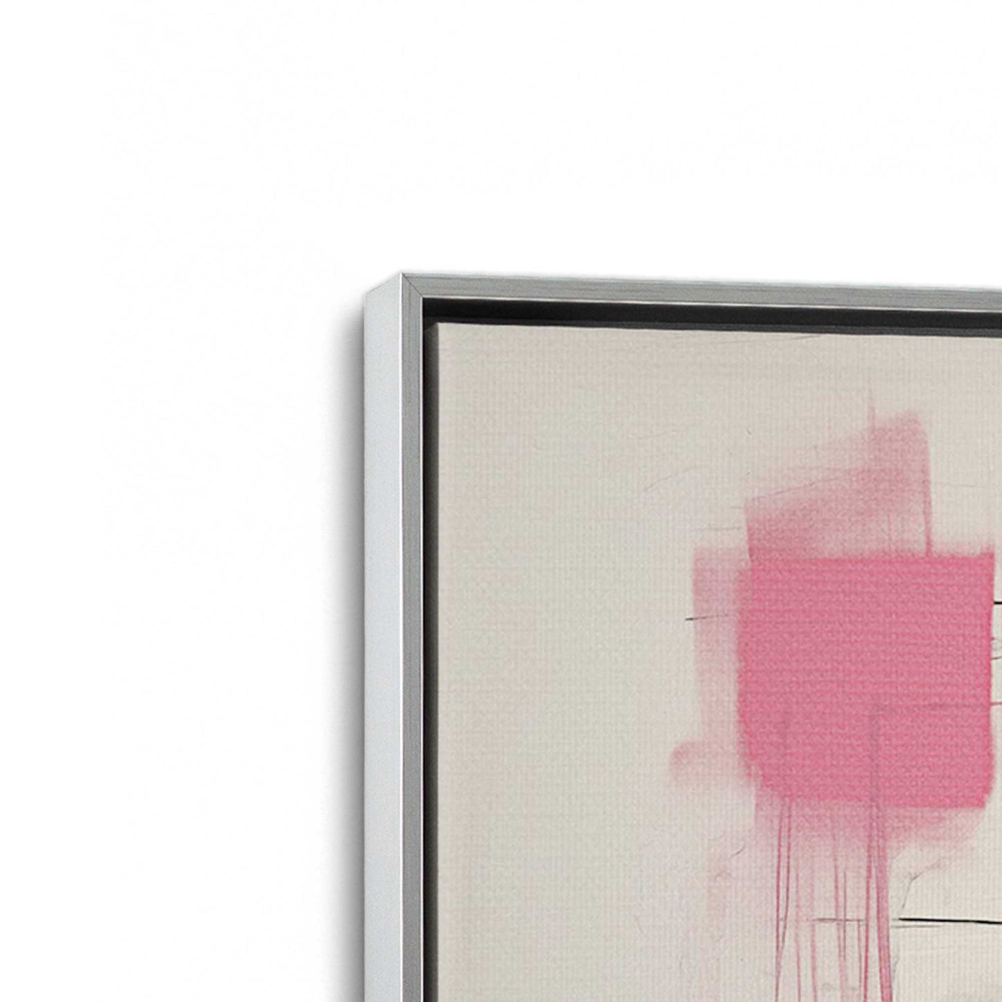 Pink and Black Energy Canvas Print, Set of 2