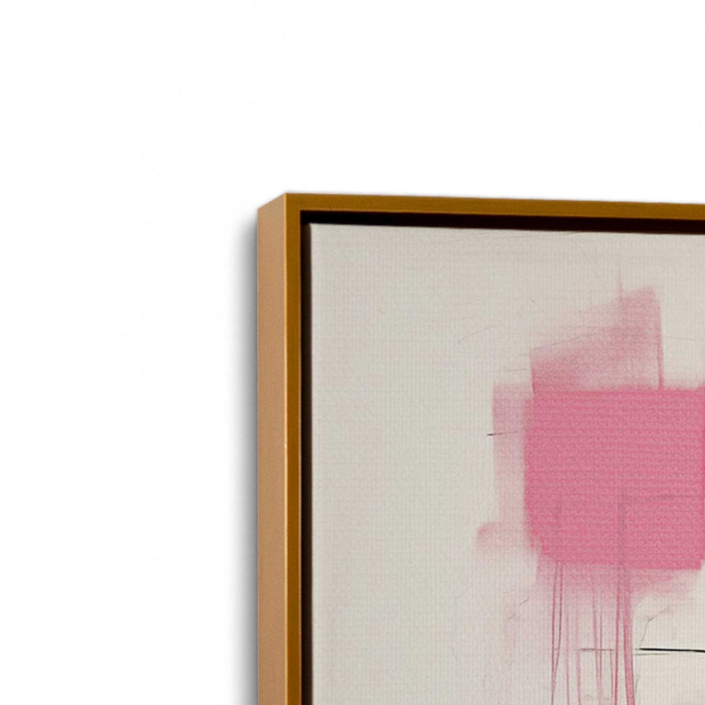 Pink and Black Energy Canvas Print, Set of 2