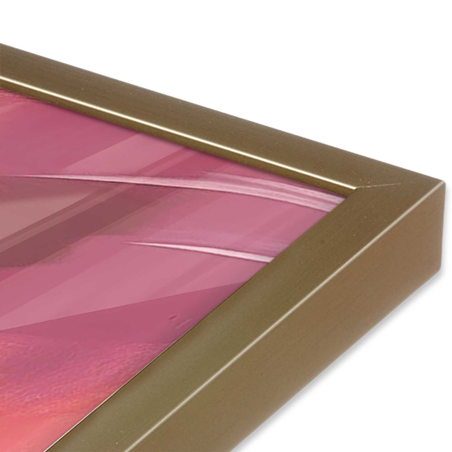 Bold Pink and Red Abstract Art Print, Set of 2