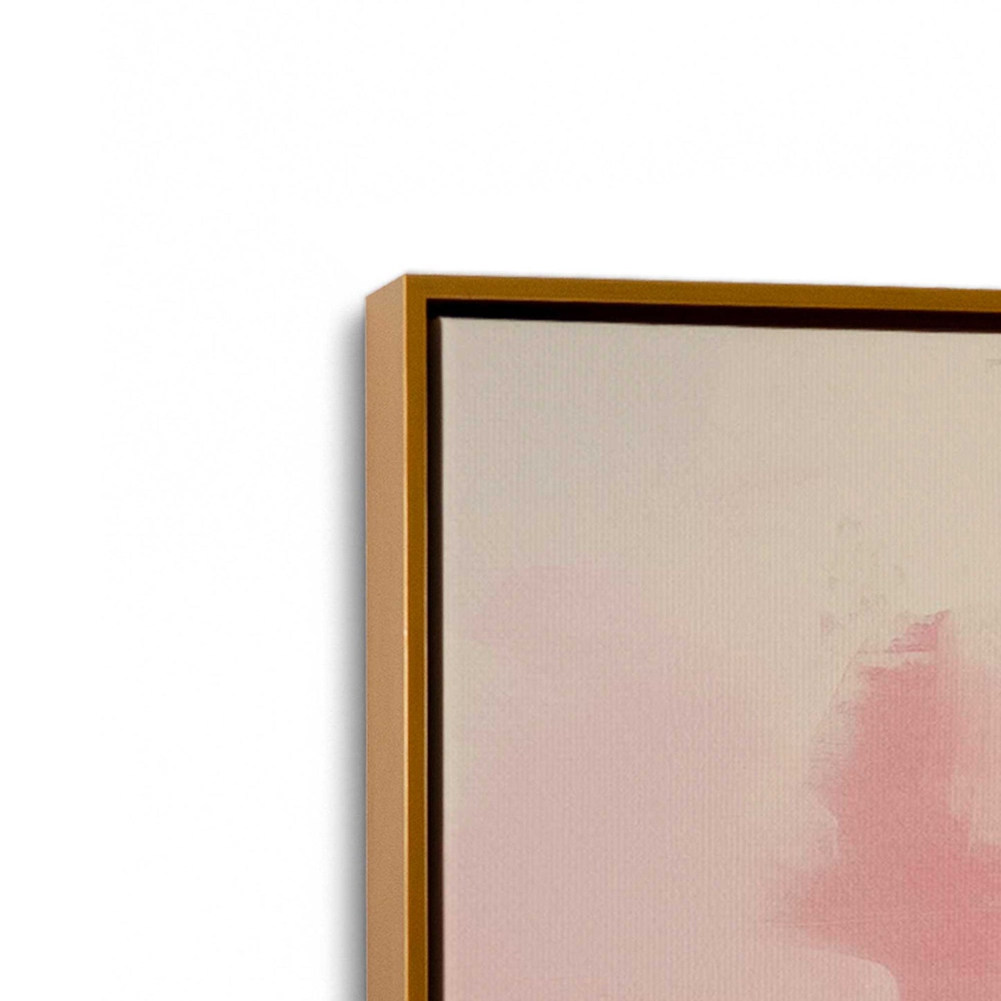 Pink Noise Abstract Canvas Print, Set of 2