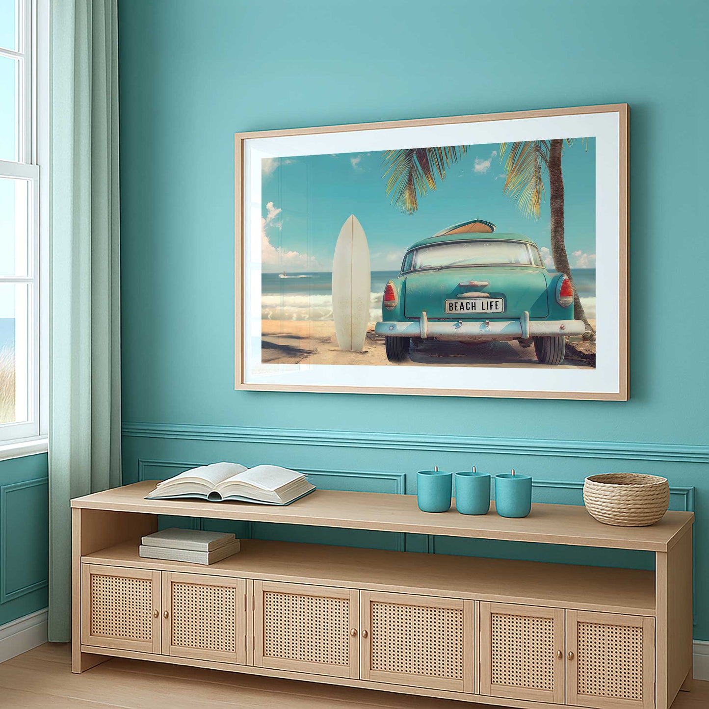 Picture of art in a room