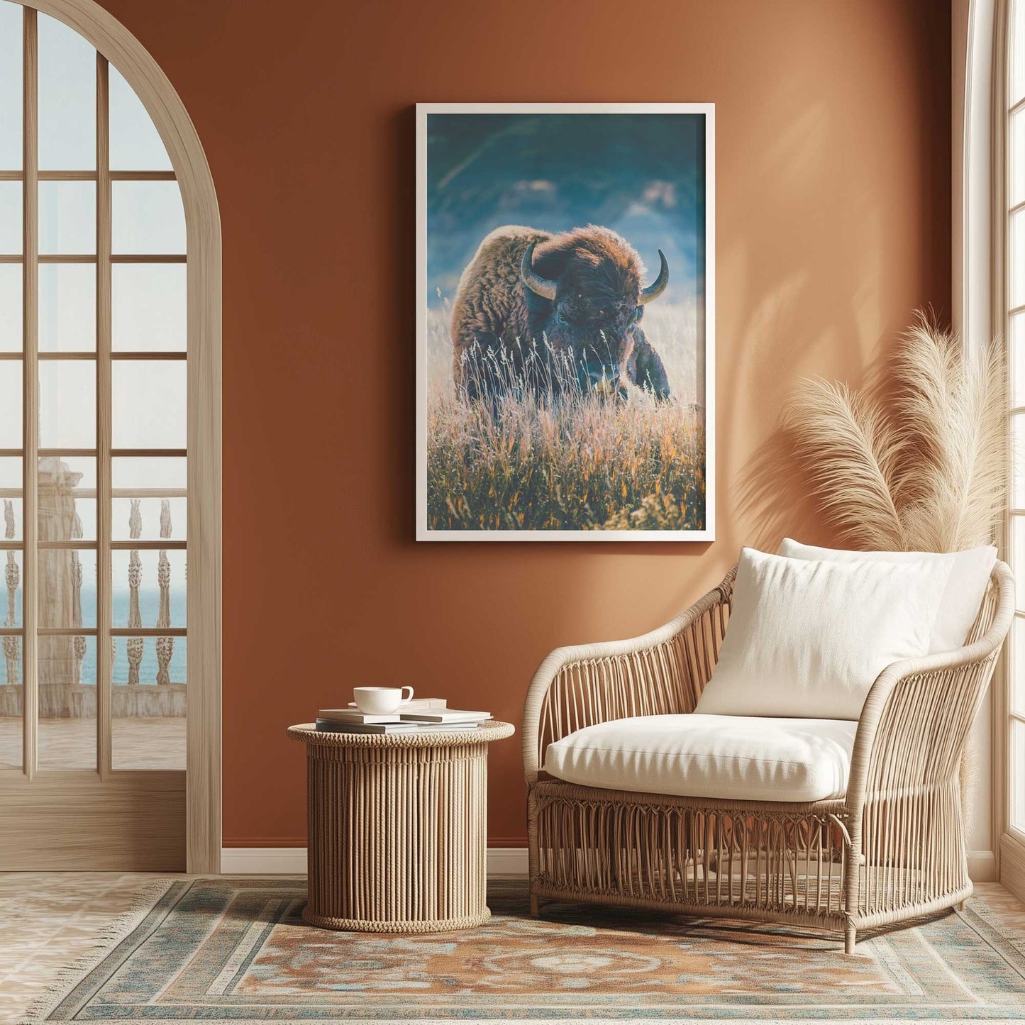 Picture of art in a room