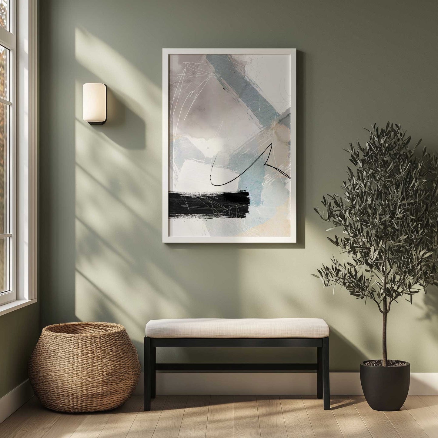 Picture of art in a room