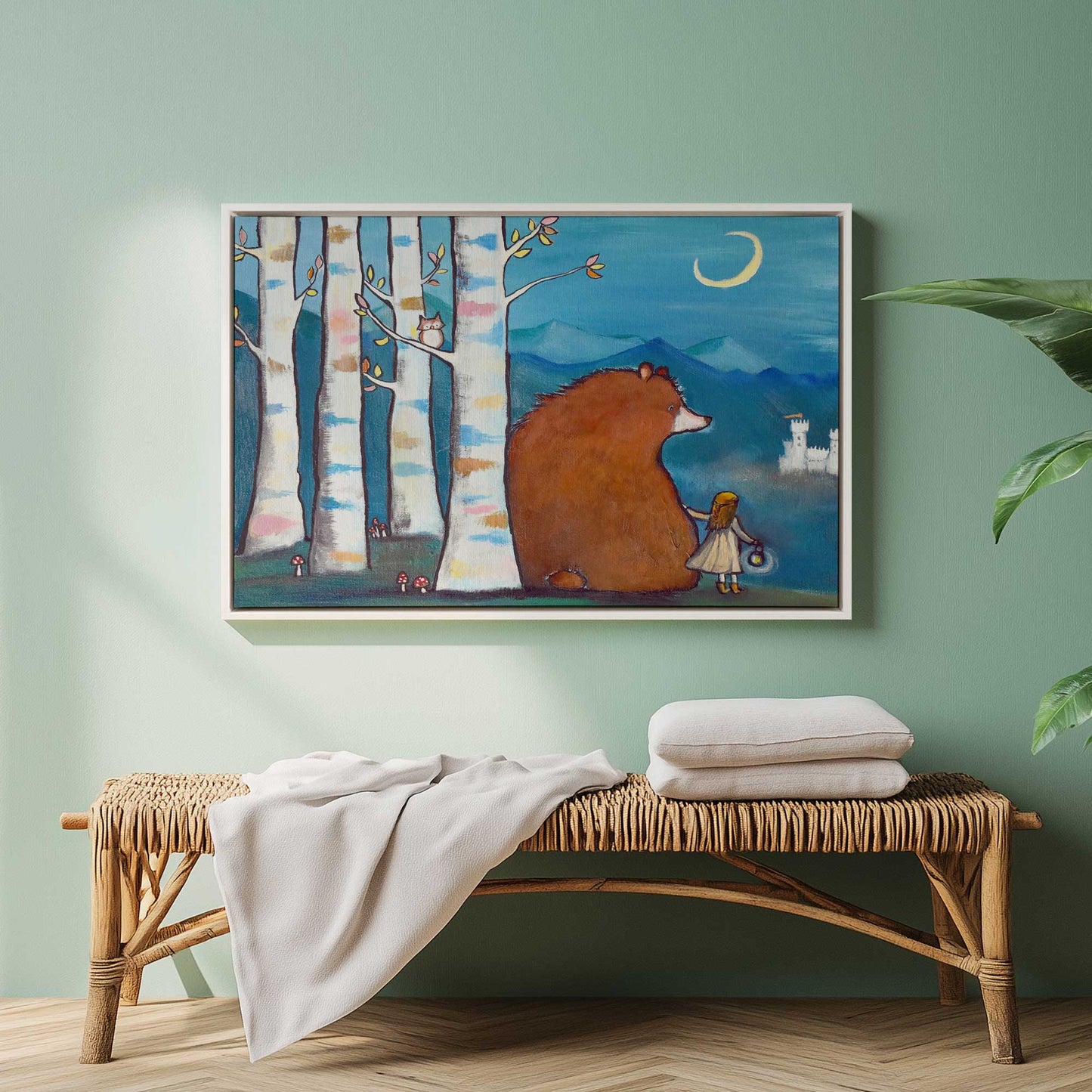 Picture of art in a room