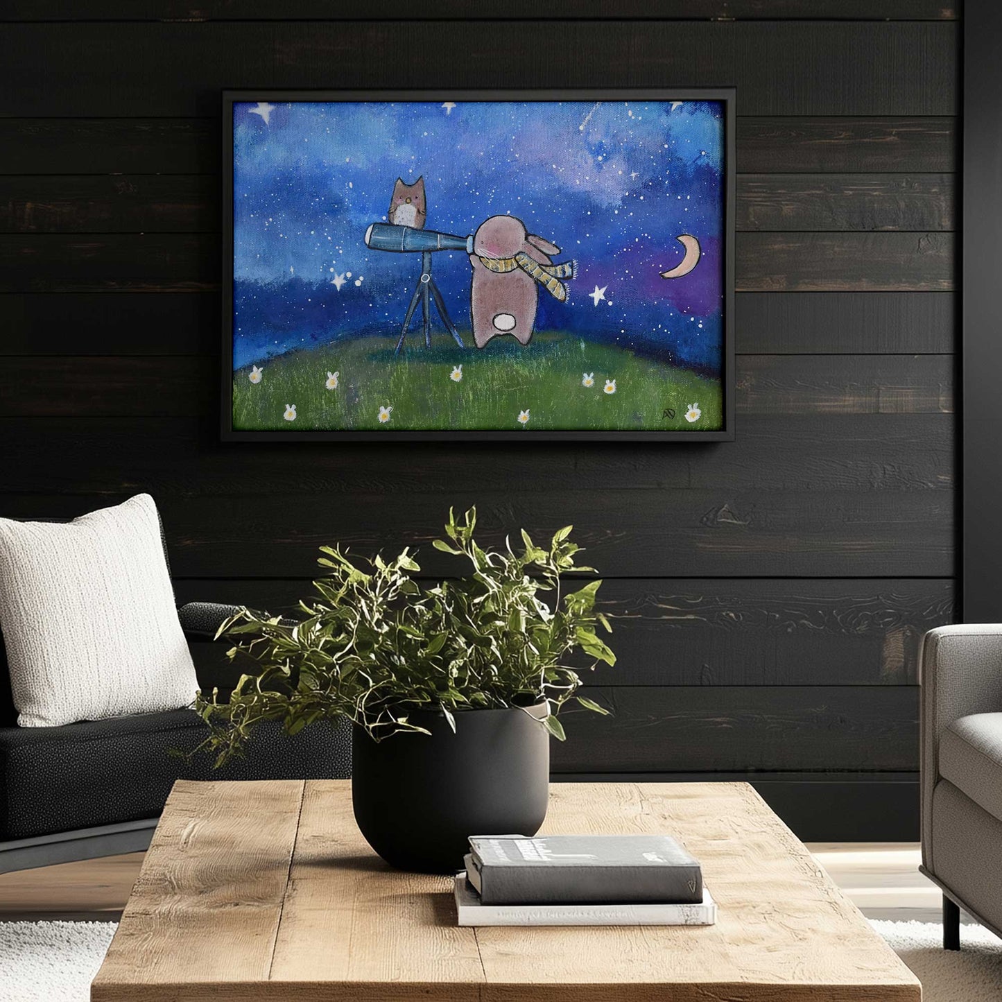 Picture of art in a room