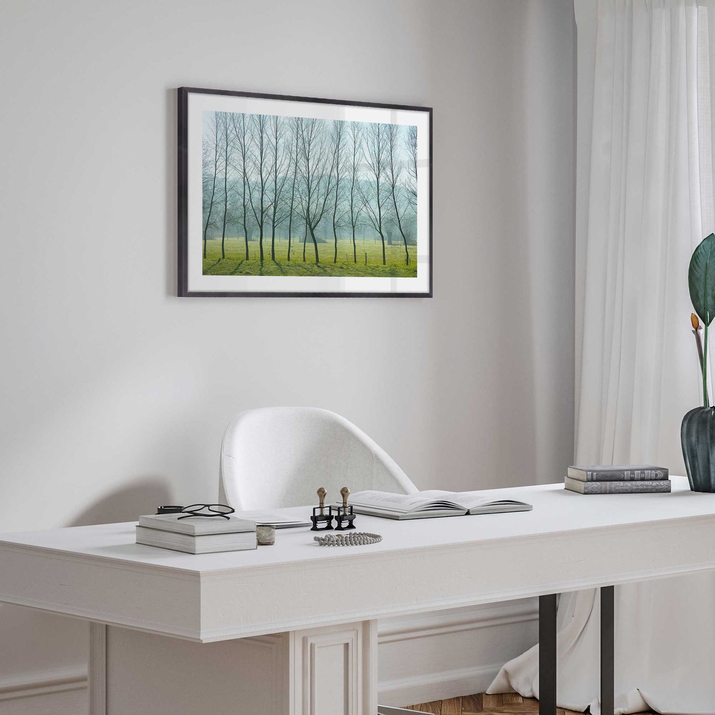 Row of Trees Art Print