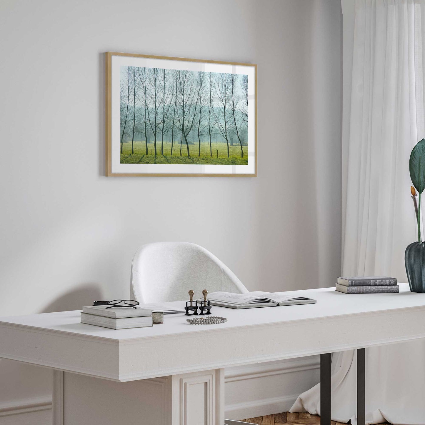 Row of Trees Art Print