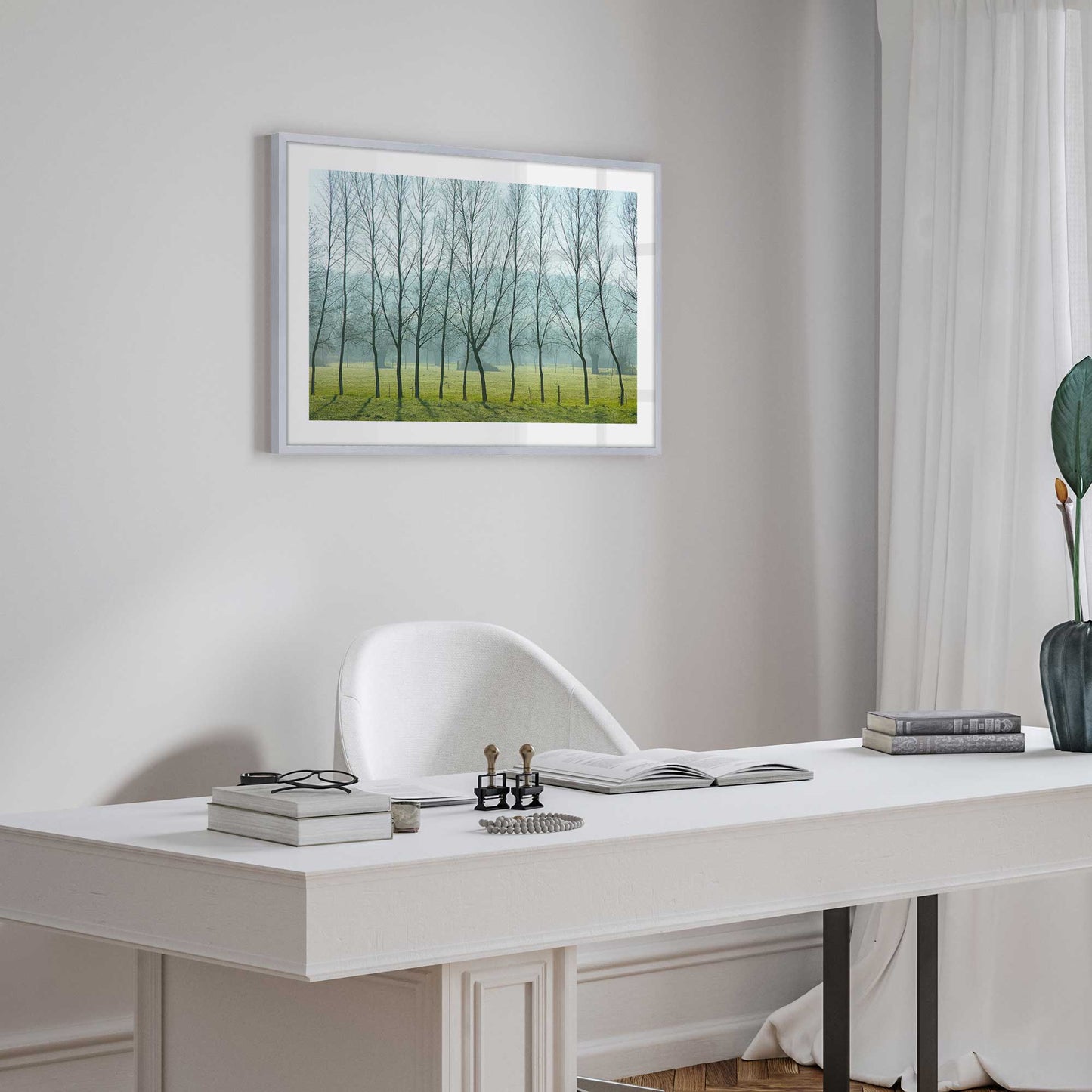 Row of Trees Art Print