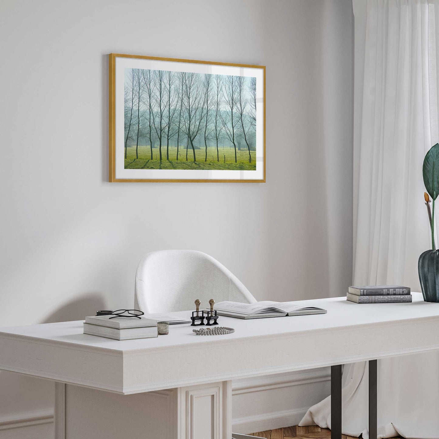 Row of Trees Art Print