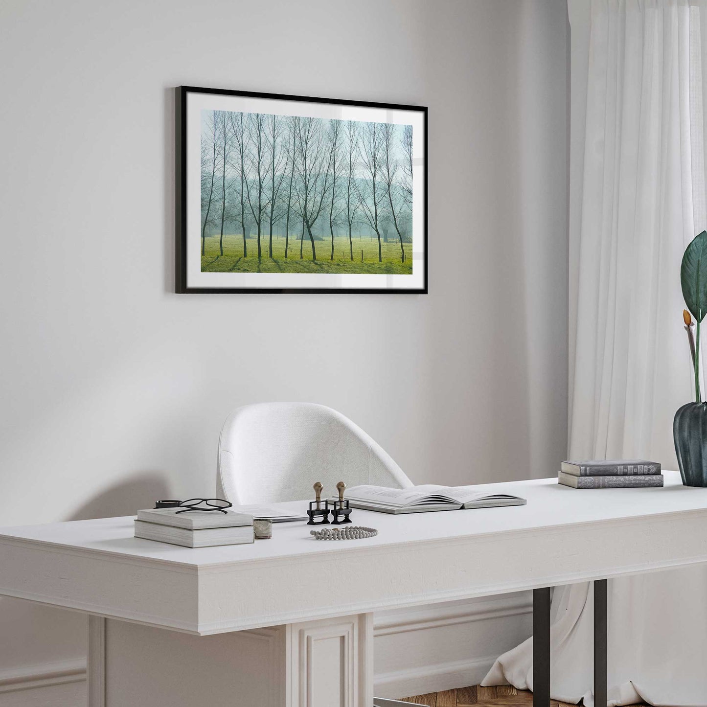 Row of Trees Art Print