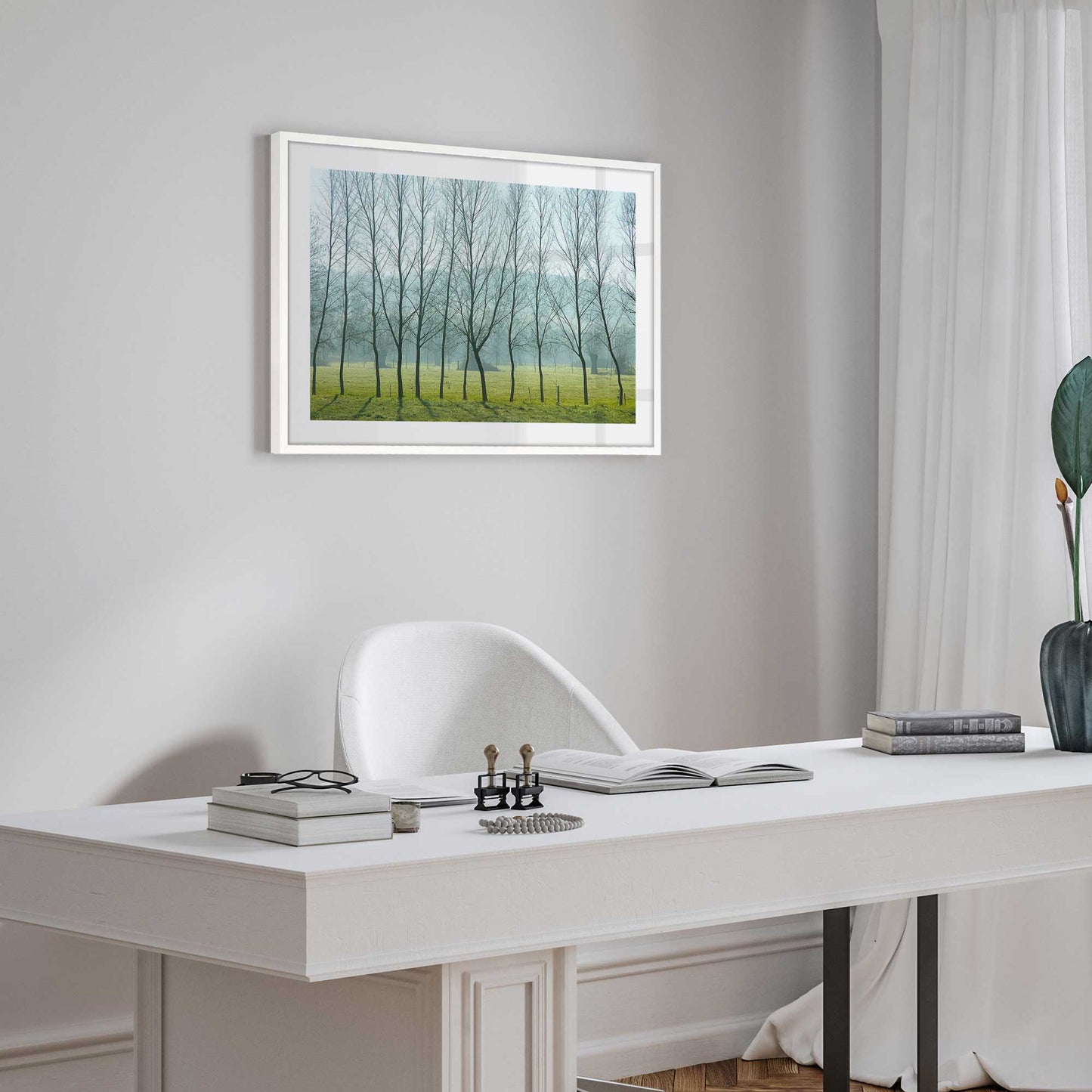 Row of Trees Art Print