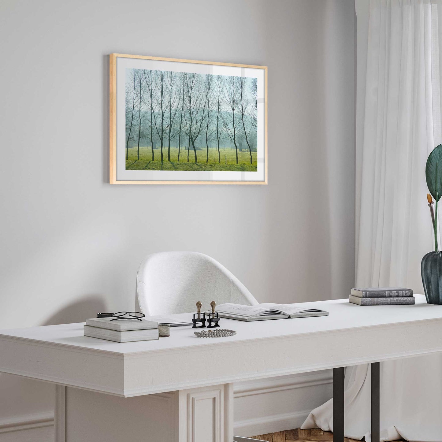 Row of Trees Art Print