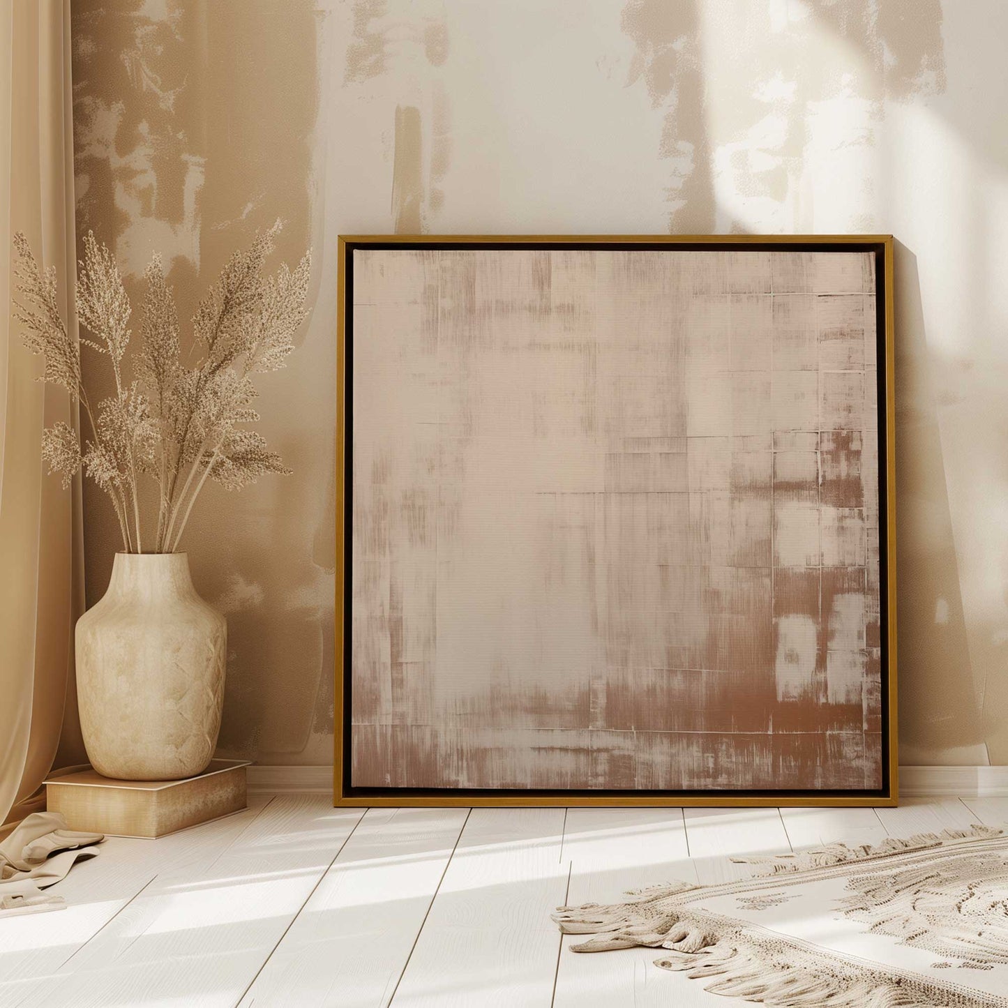 Beige Bliss Abstract II Art Print