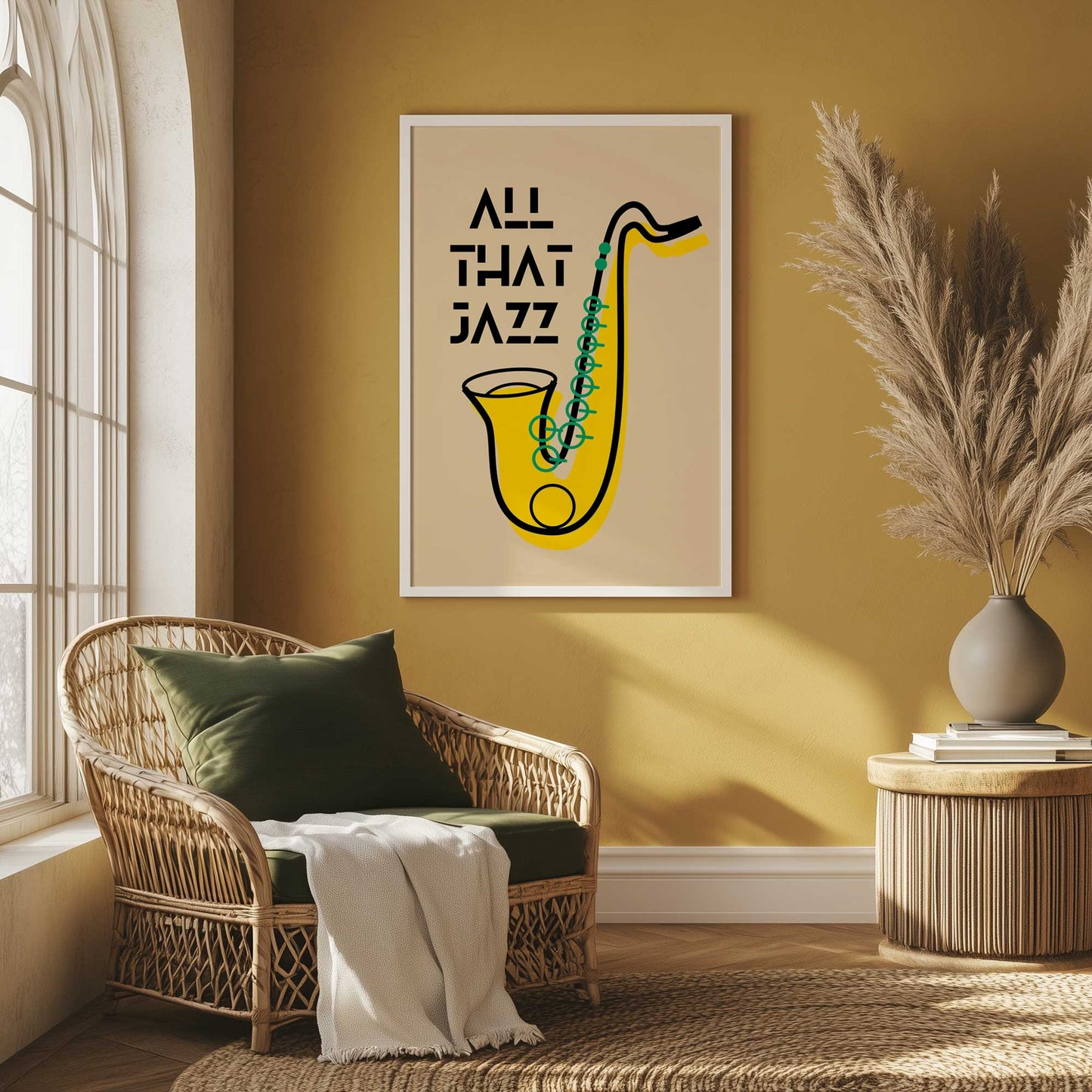 Picture of art in a room