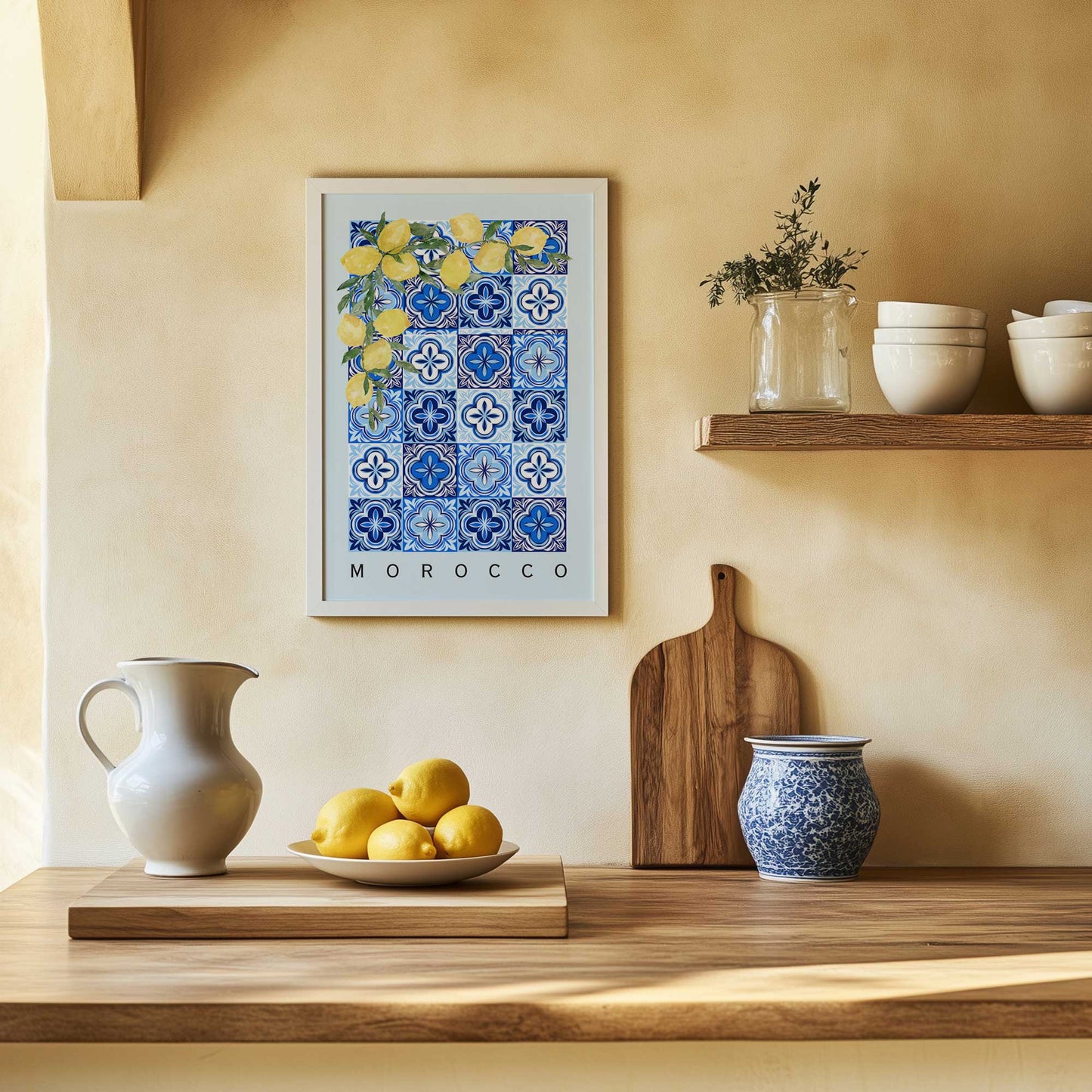 Picture of art in a room