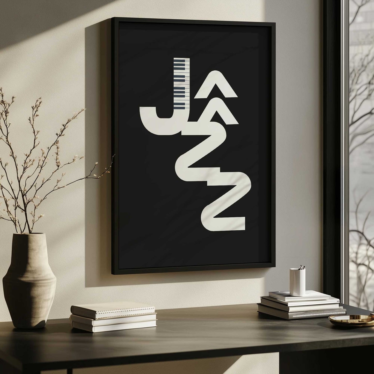 Picture of art in a room
