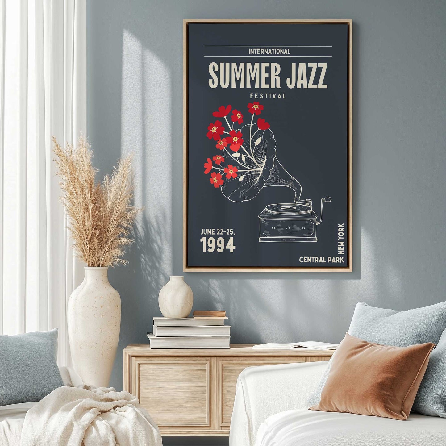 Picture of art in a room