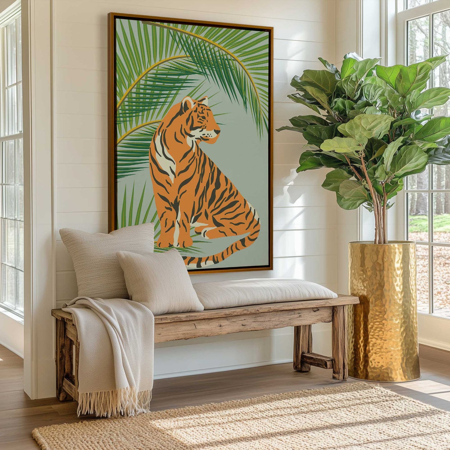 Picture of art in a room