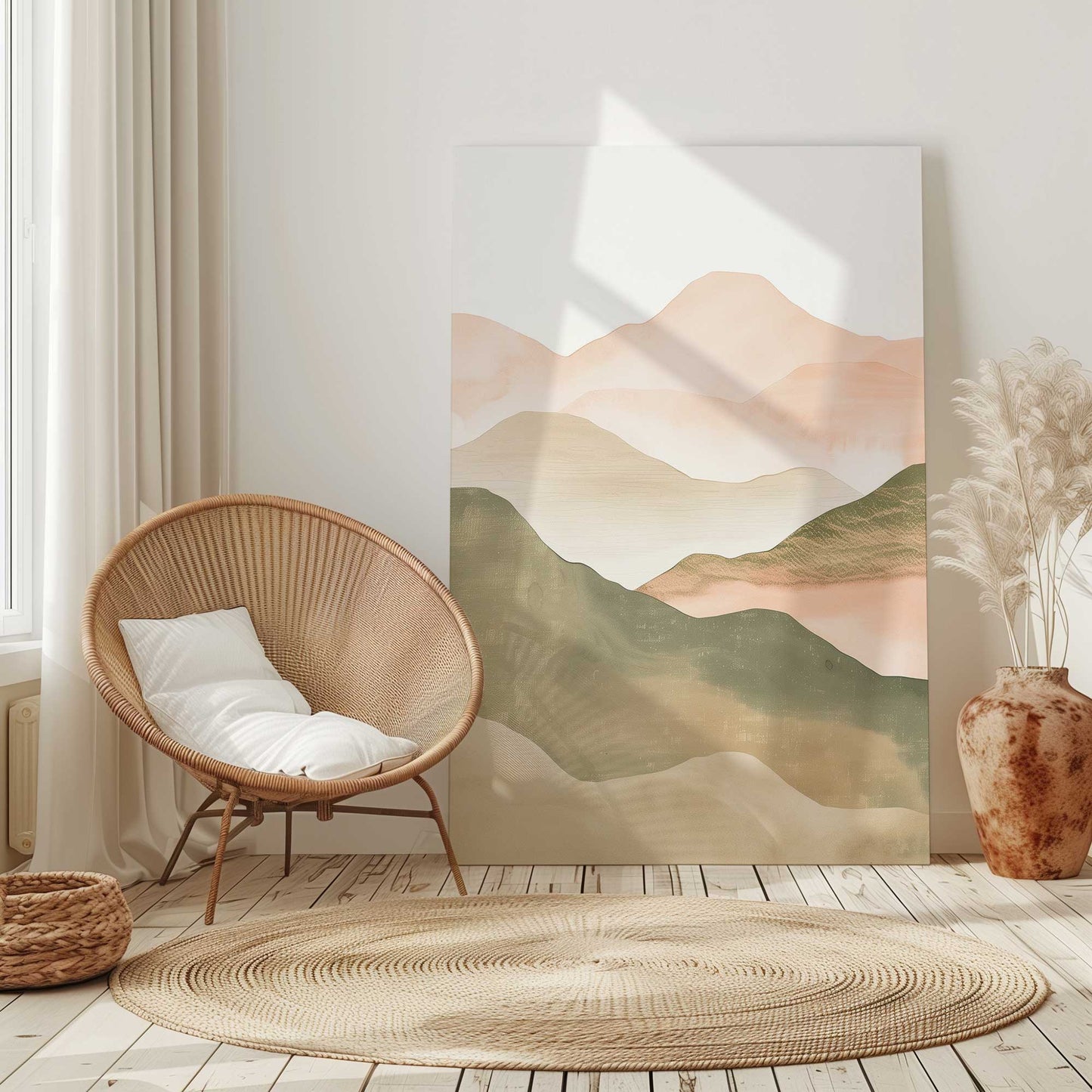 Picture of art in a room