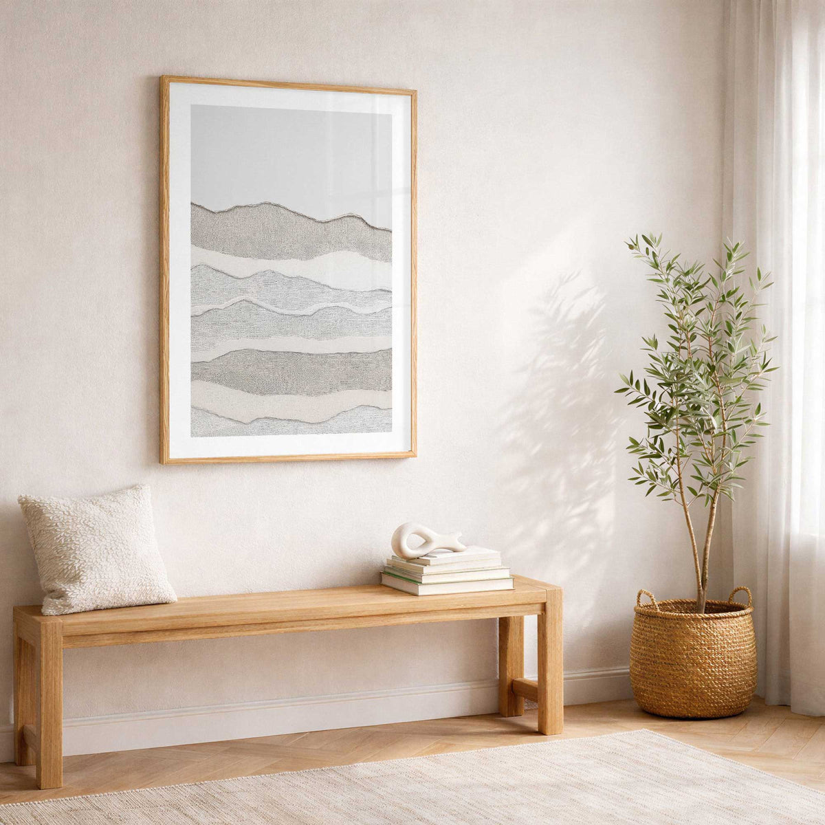 Picture of art in a room