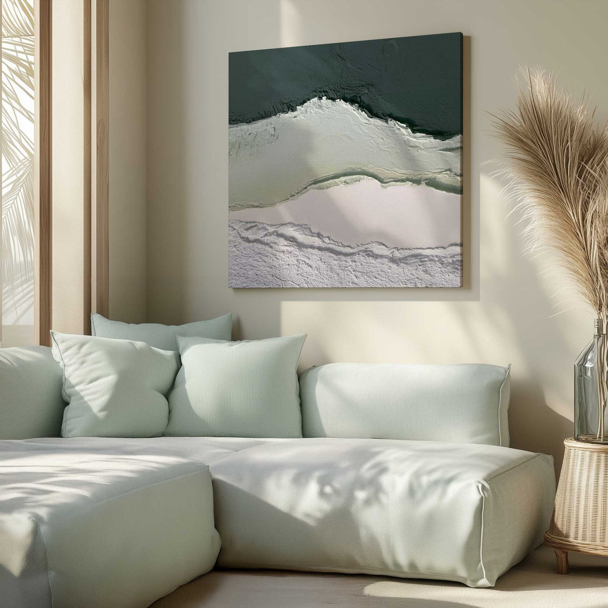 Picture of art in a room