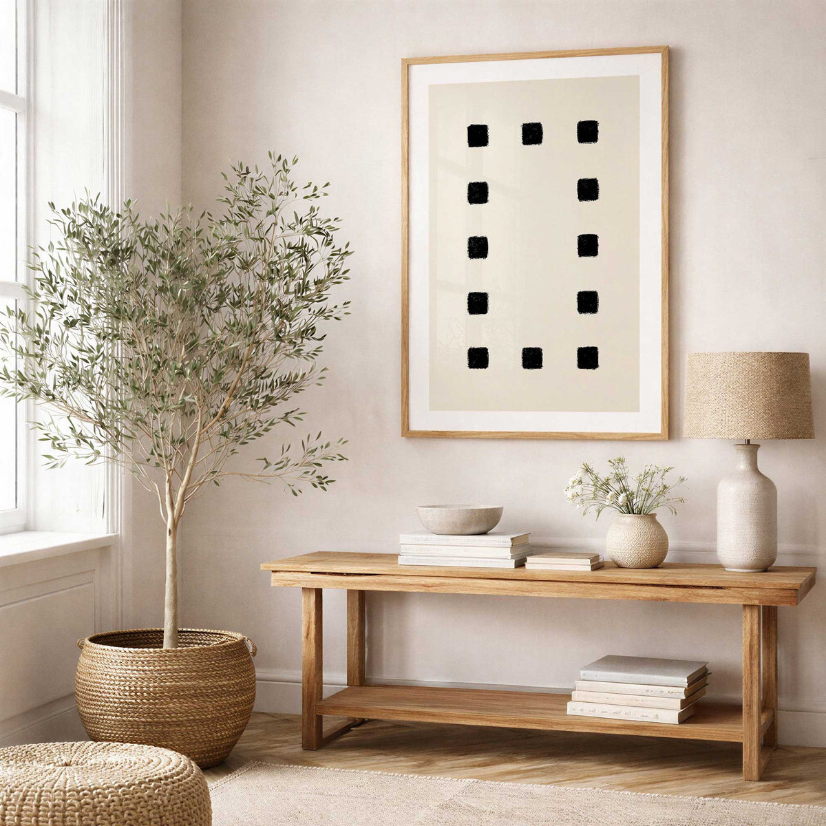 Picture of art in a room