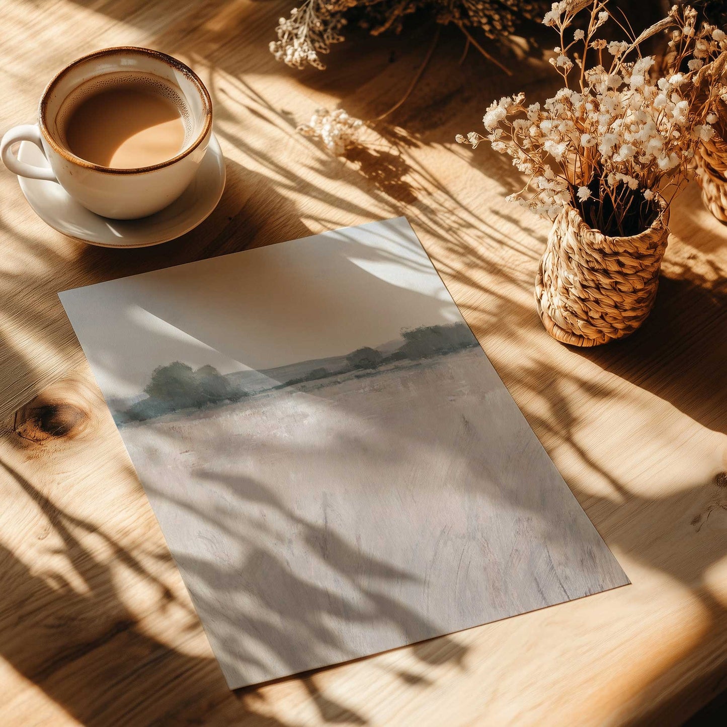 Soft Prairie Morning II Art Print