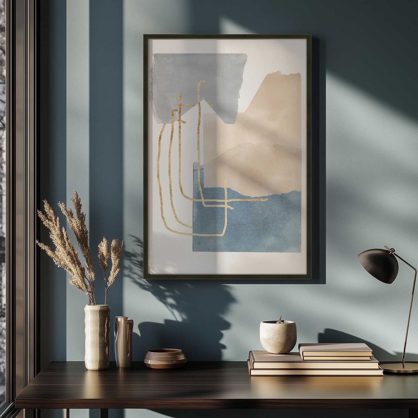 Picture of art in a room