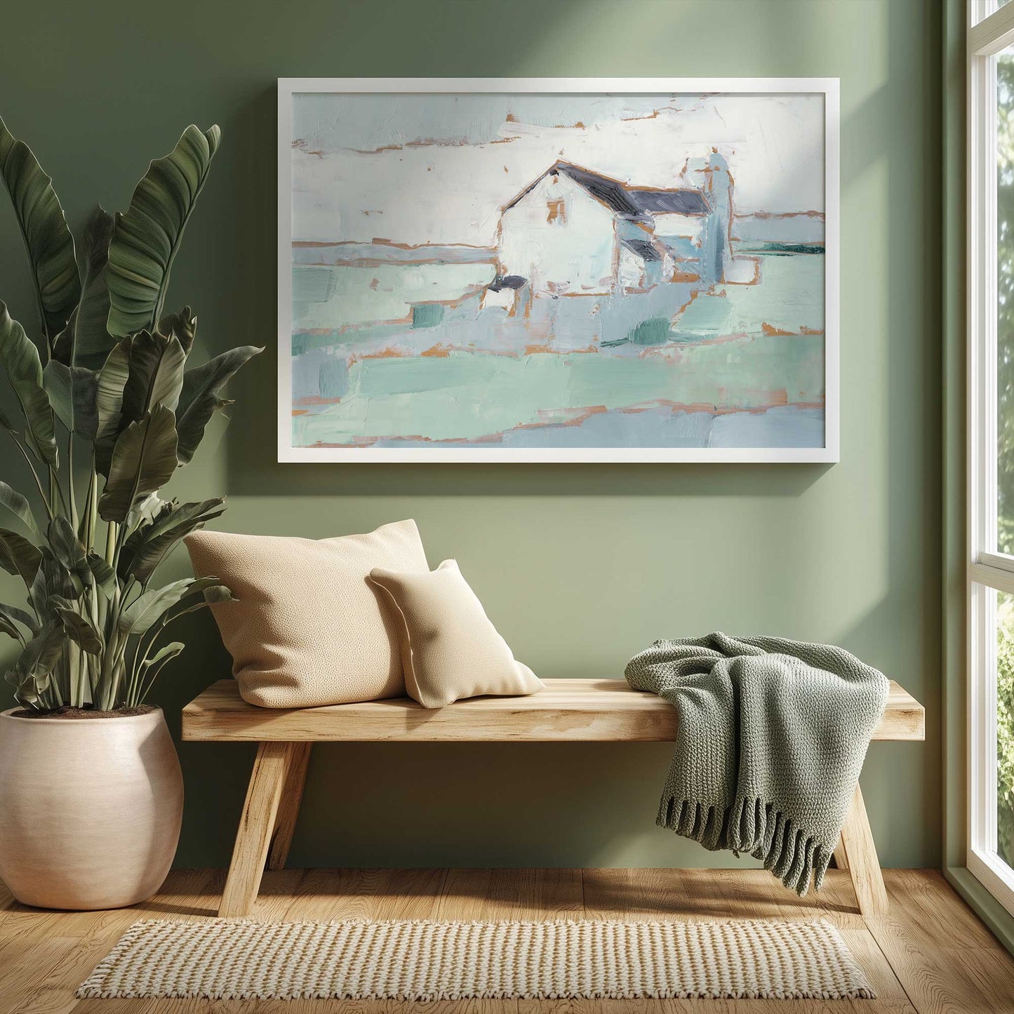 Picture of art in a room