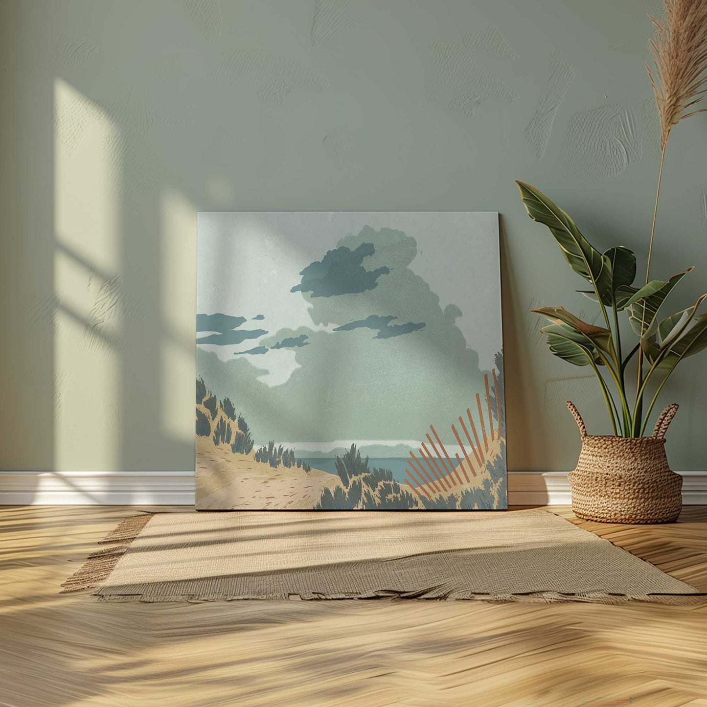 Picture of art in a room