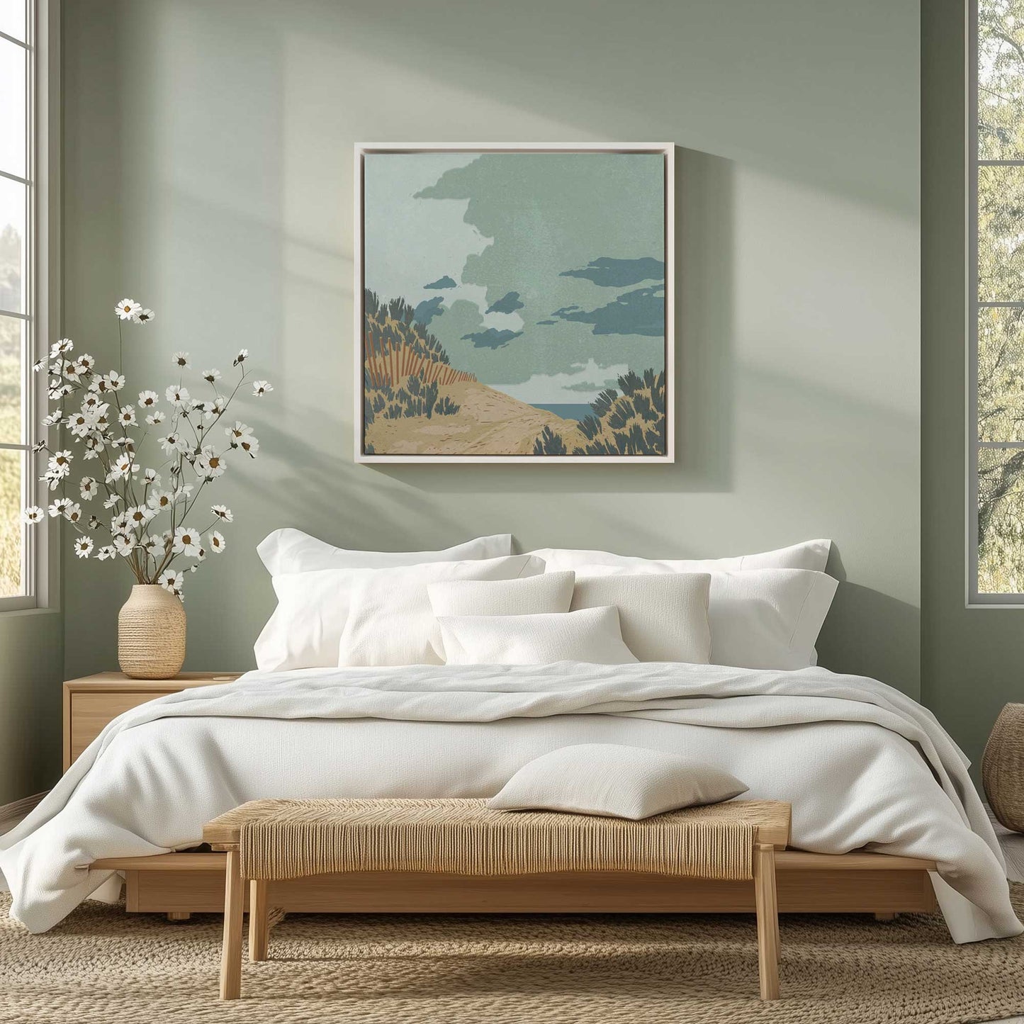 Picture of art in a room