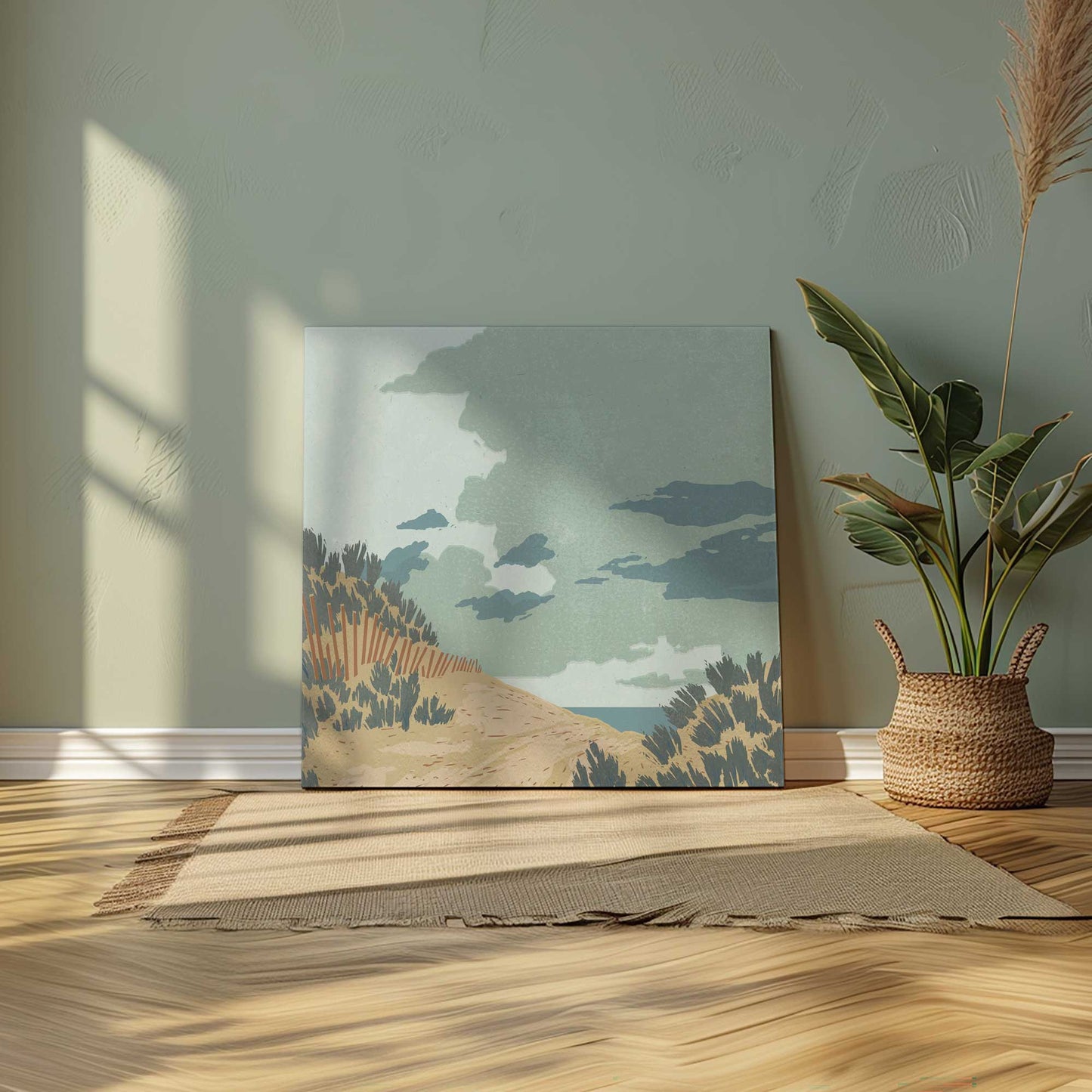 Picture of art in a room