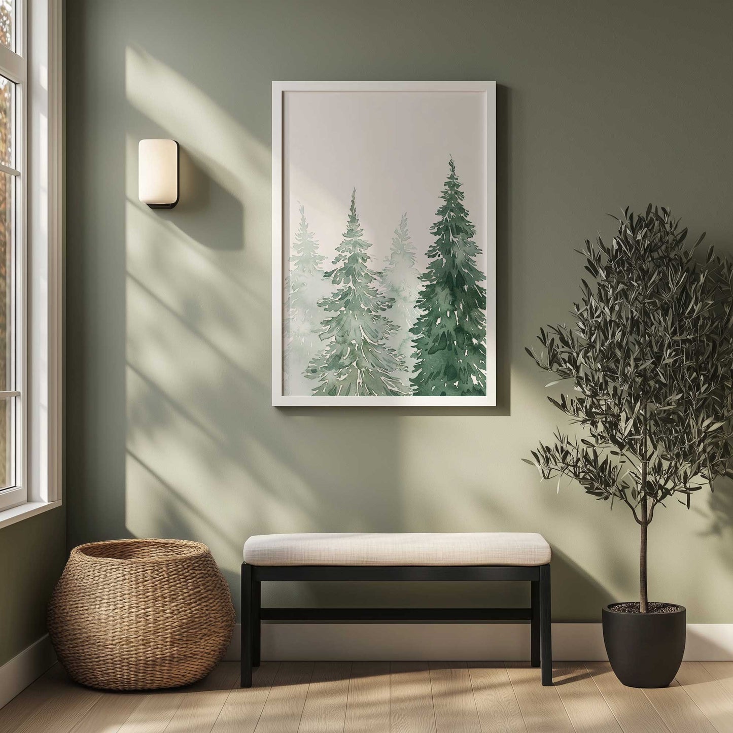 Picture of art in a room