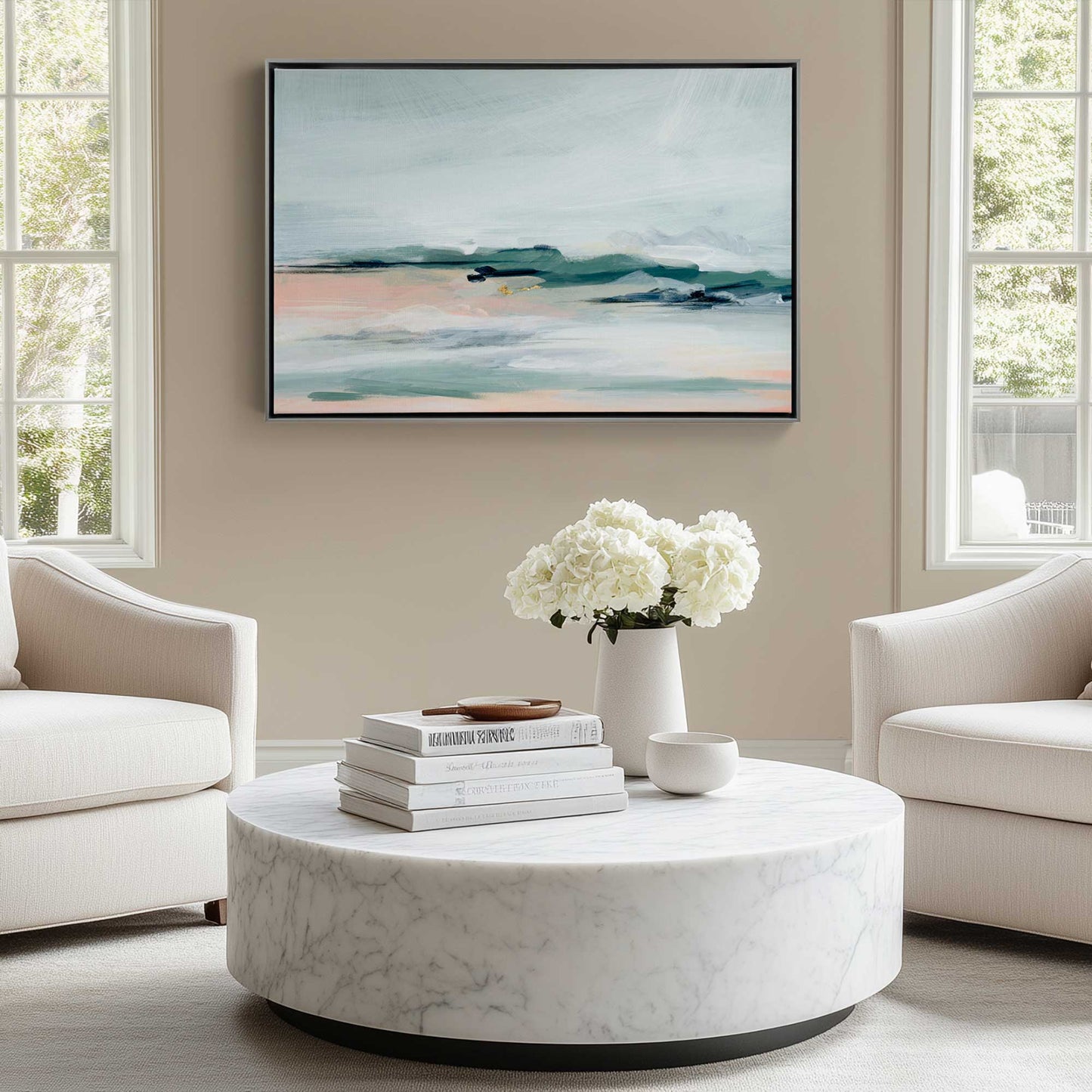 Picture of art in a room