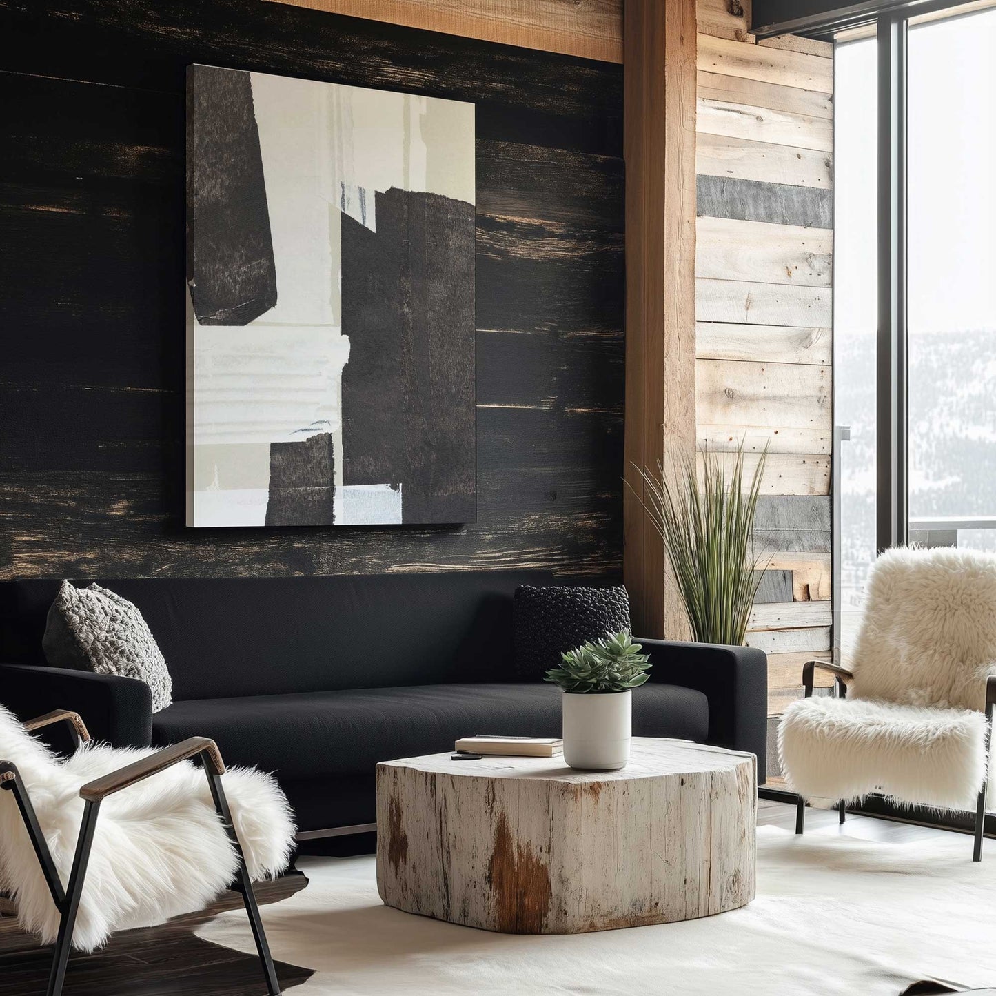 Picture of art in a room
