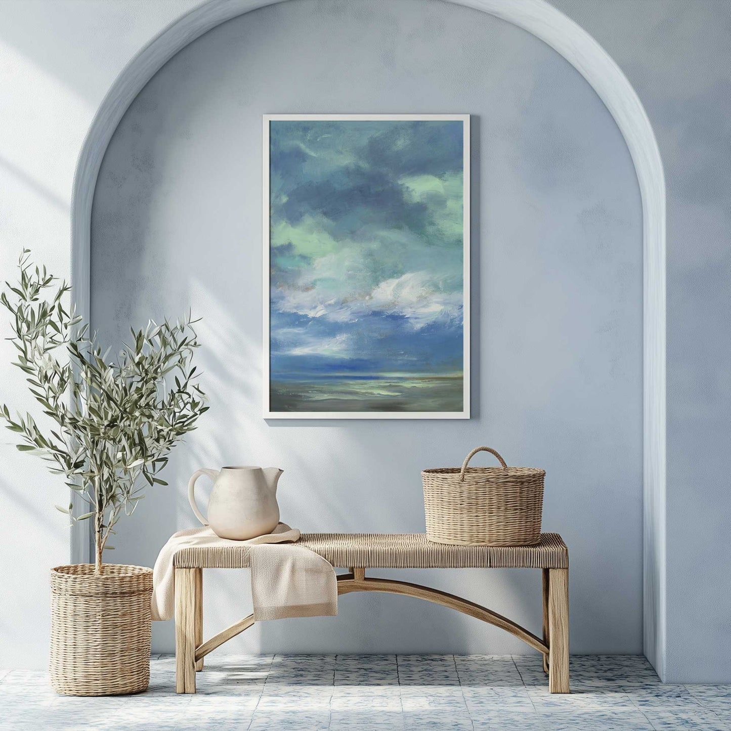 Picture of art in a room