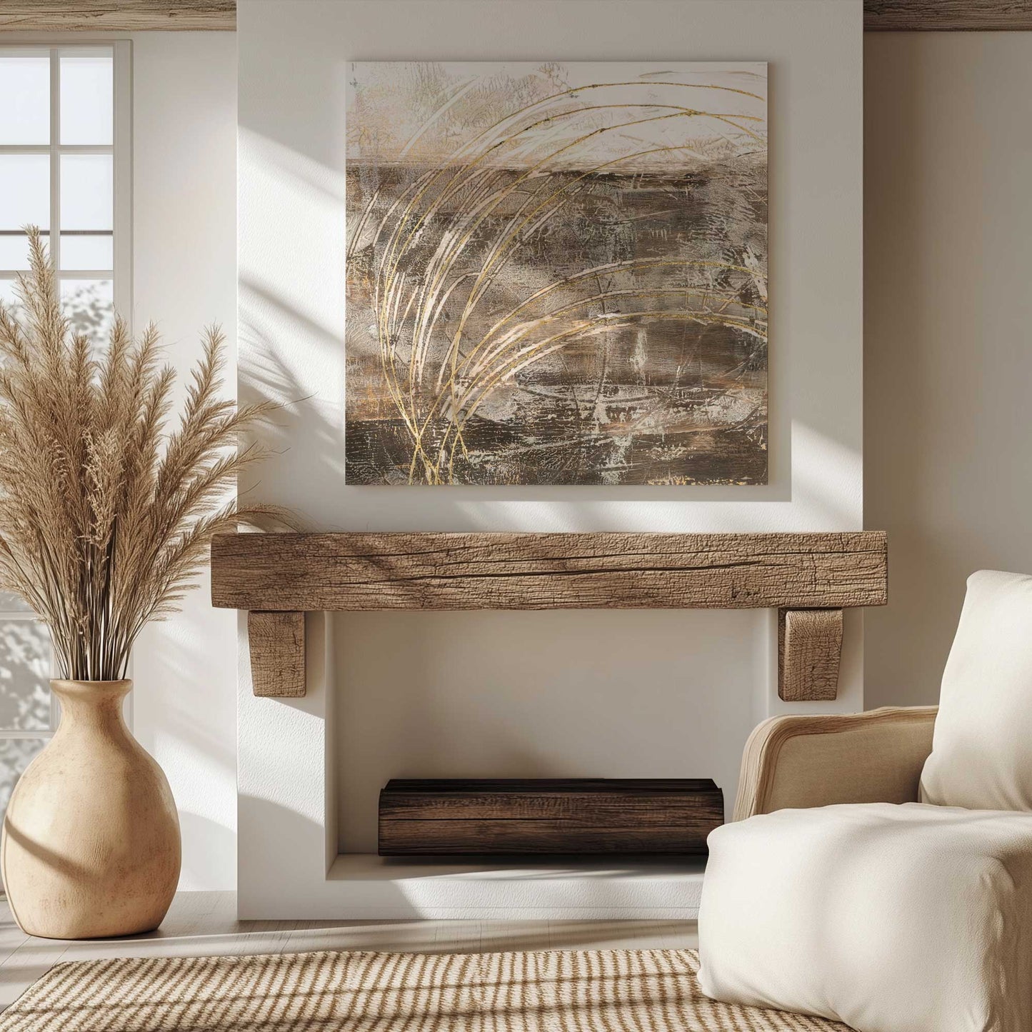 Picture of art in a room