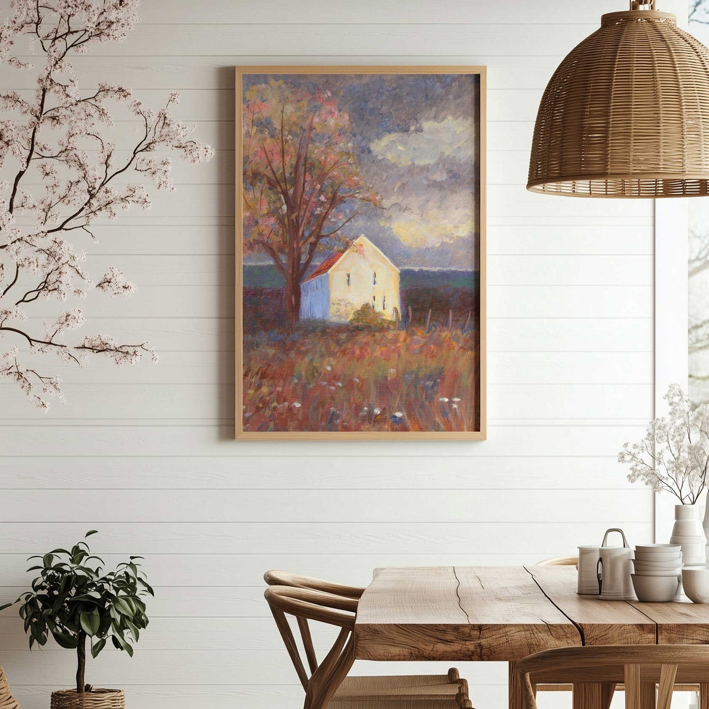 Picture of art in a room